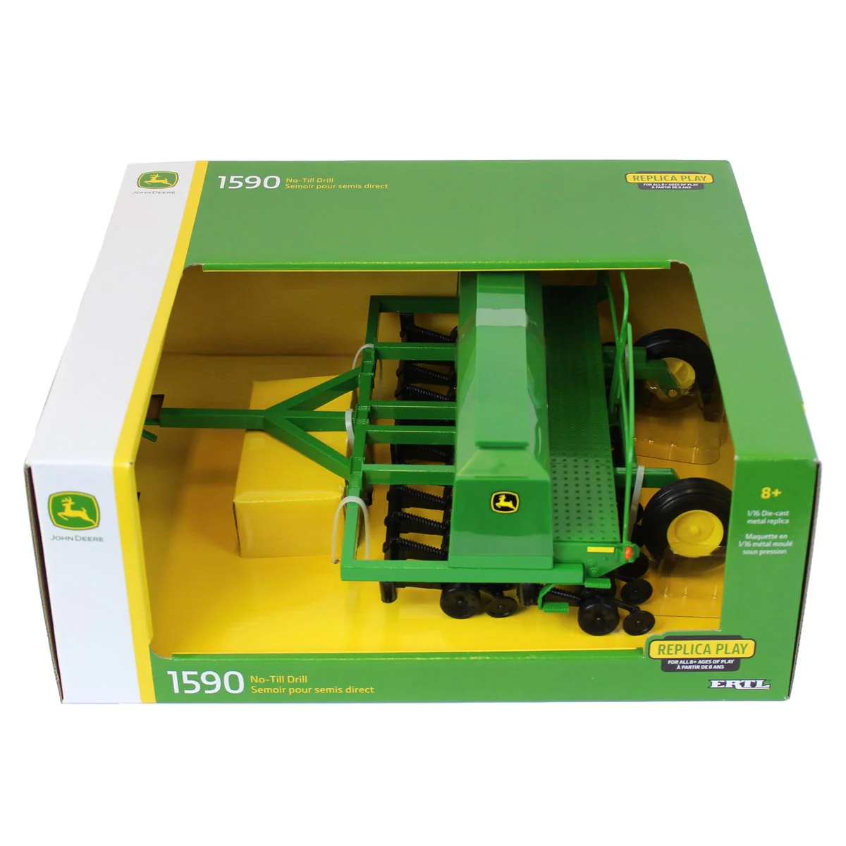 1/16 John Deere 1590 No-Till Drill, ERTL Replica Play - Image 7