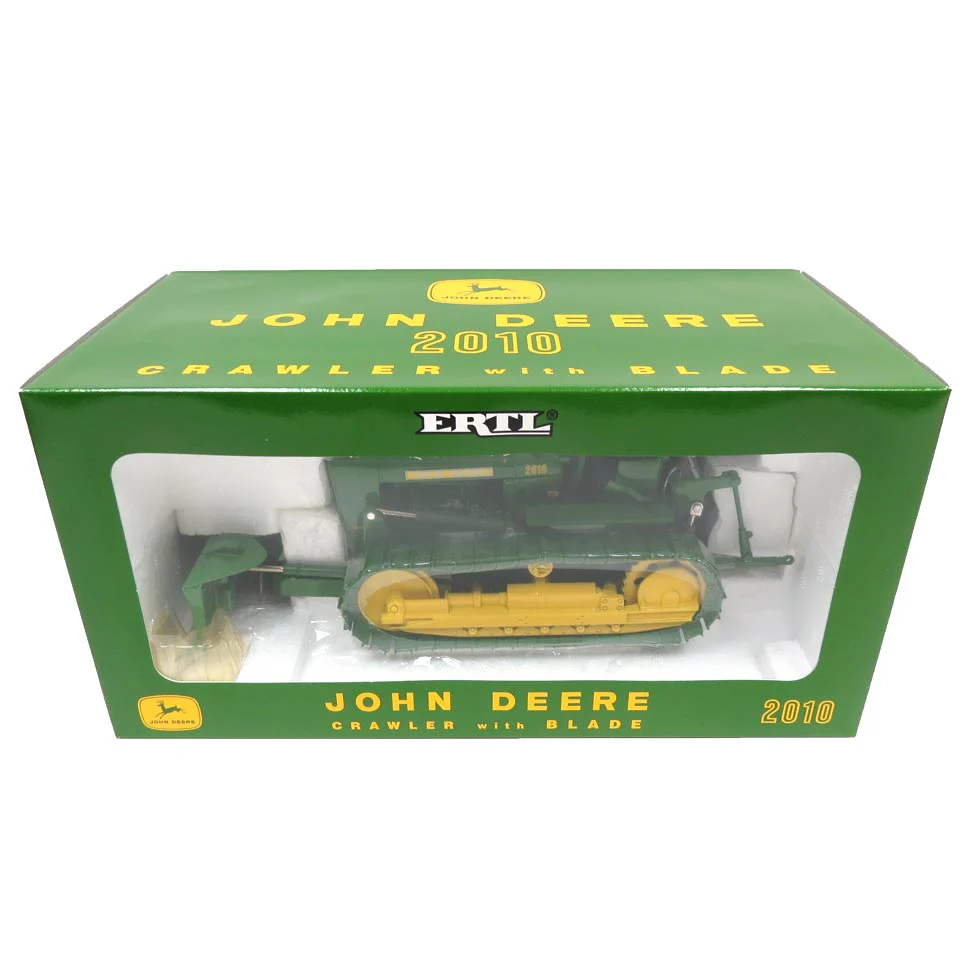 1/16 John Deere 2010 Diesel Crawler with 6-way Blade, 2003 Plow City Farm Toy Show by ERTL