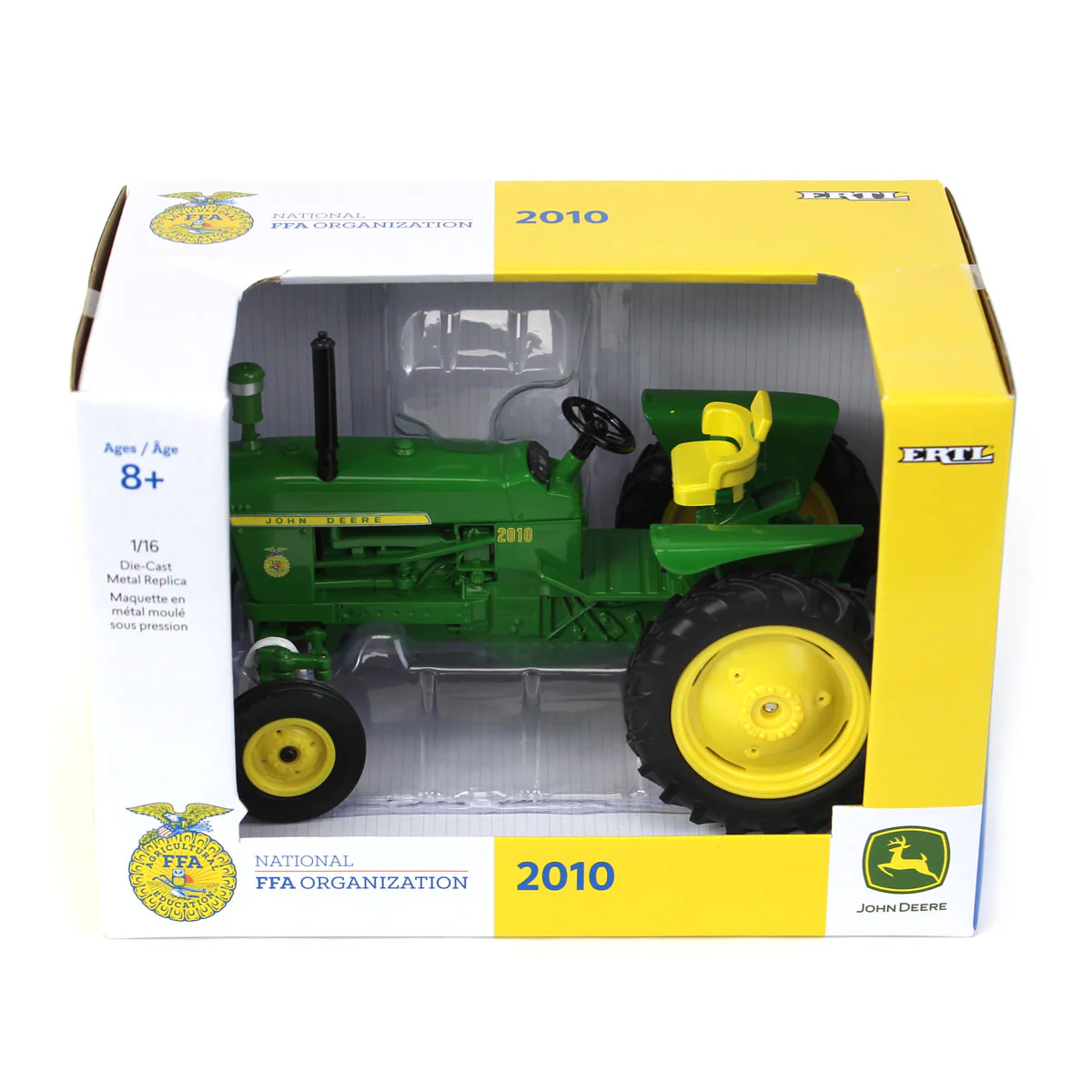 1/16 John Deere 2010 Tractor with Wide Front, Rear Fenders & FFA Logo by ERTL - Image 5