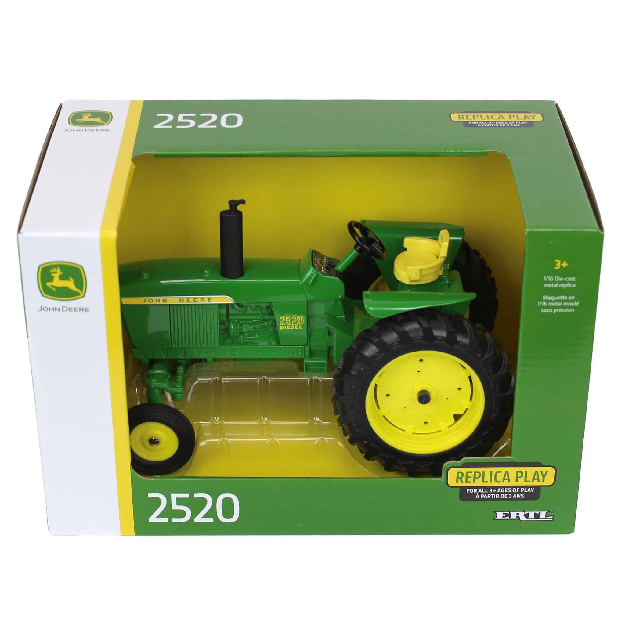 1/16 John Deere 2520 Diesel Tractor with Wide Front by ERTL - Image 5