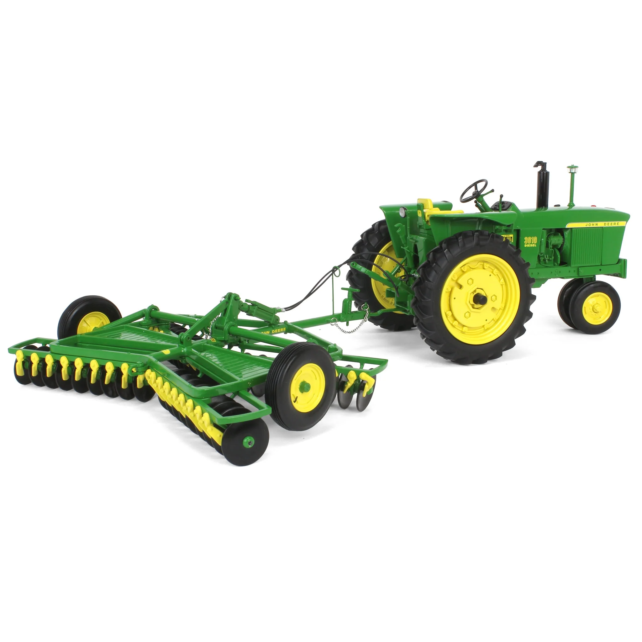1/16 John Deere 3010 Diesel Tractor with RW Disk, ERTL Precision Heritage Series - Image 3