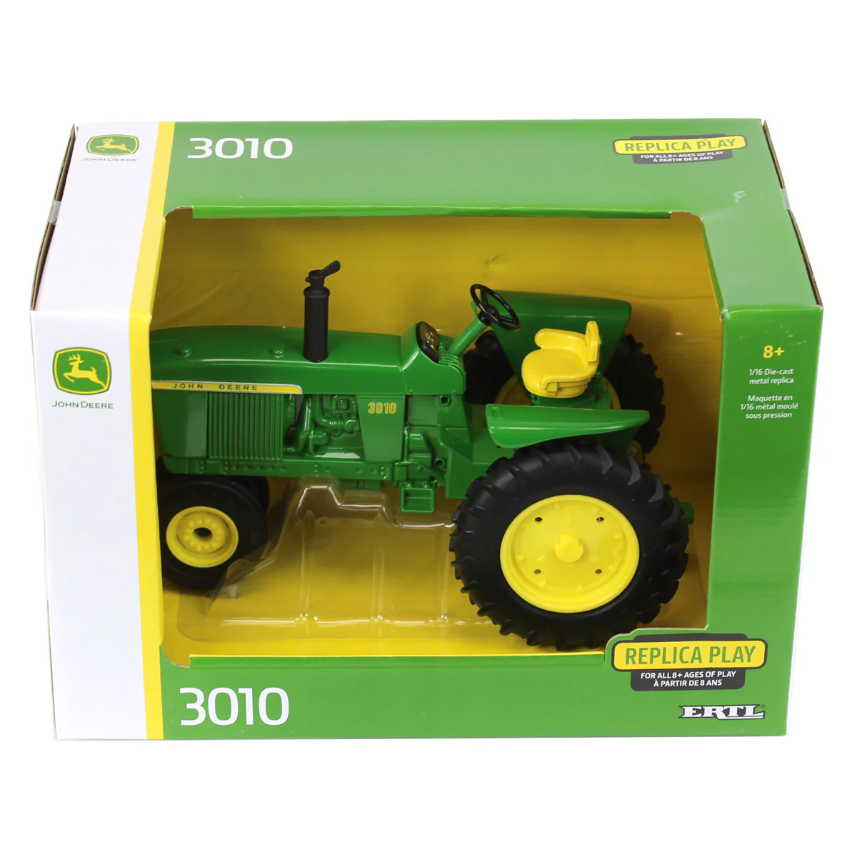 1/16 John Deere 3010 Gas Tractor with Narrow Front & Rear Fenders by ERTL - Image 5