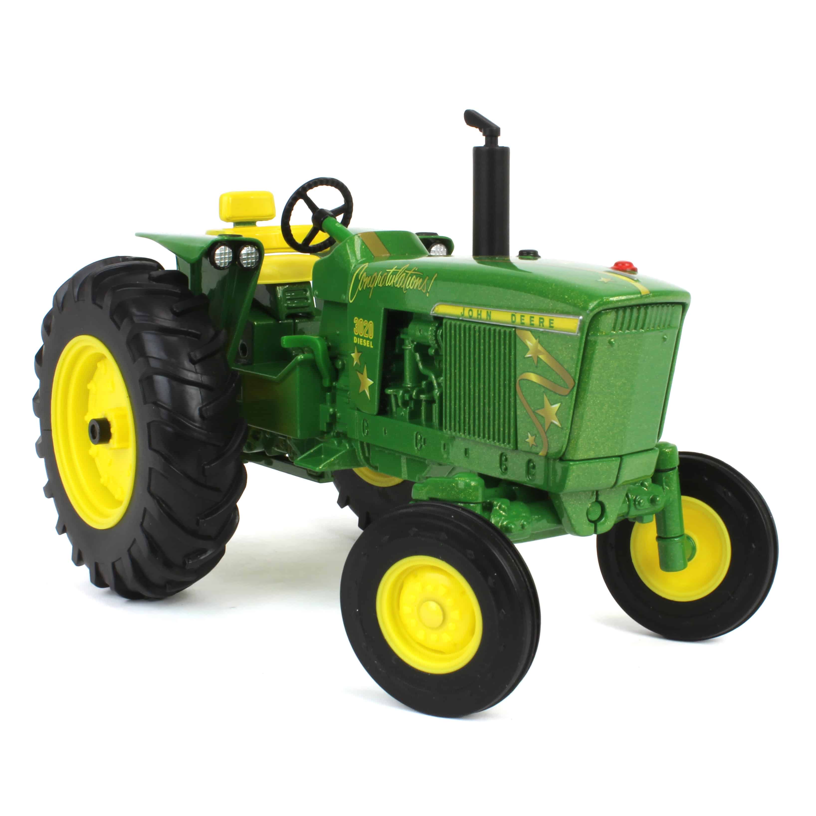 1/16 John Deere 3020 "Congratulations" Tractor with Congratulations Graphics & Wide Front by ERTL - Image 2
