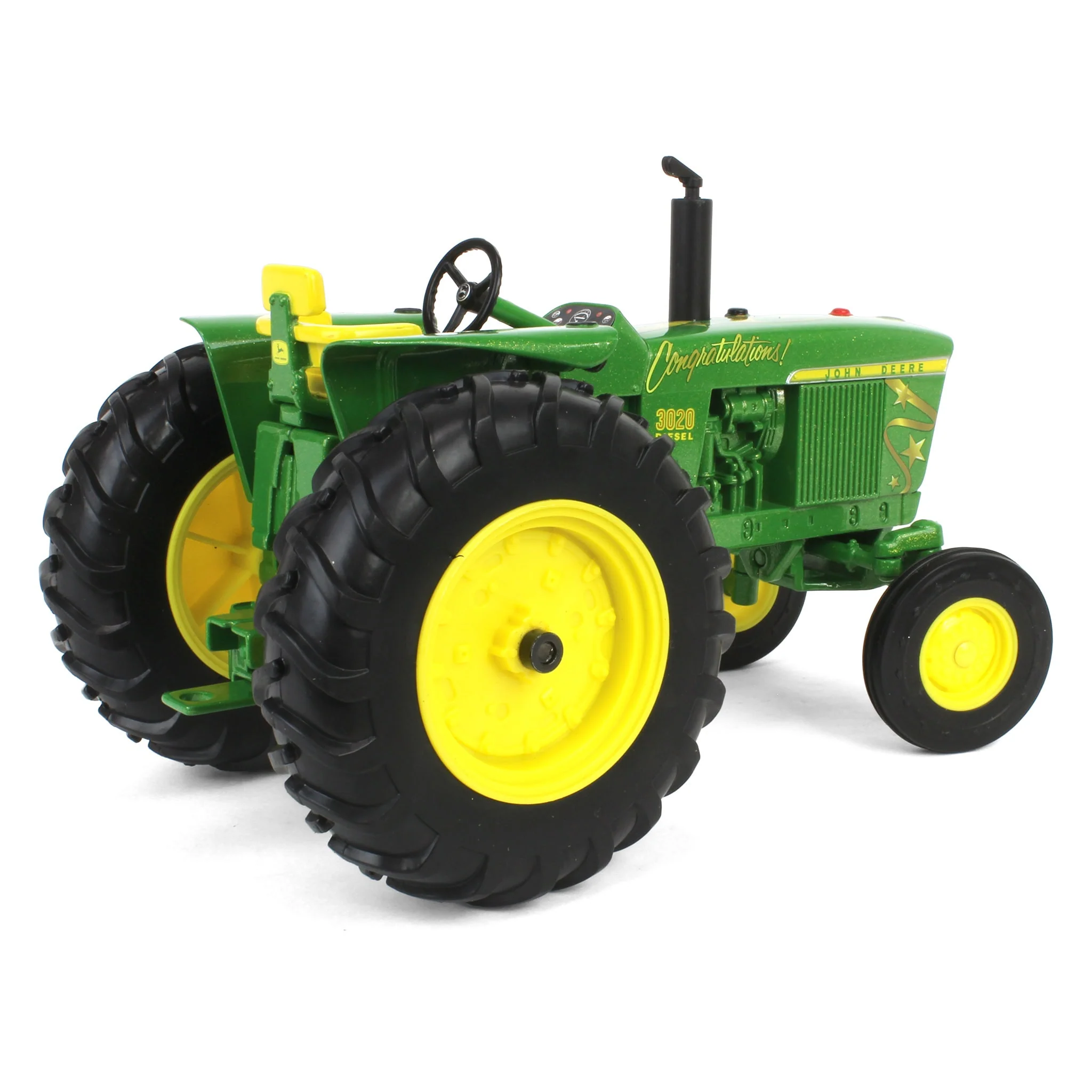 1/16 John Deere 3020 "Congratulations" Tractor with Congratulations Graphics & Wide Front by ERTL - Image 3
