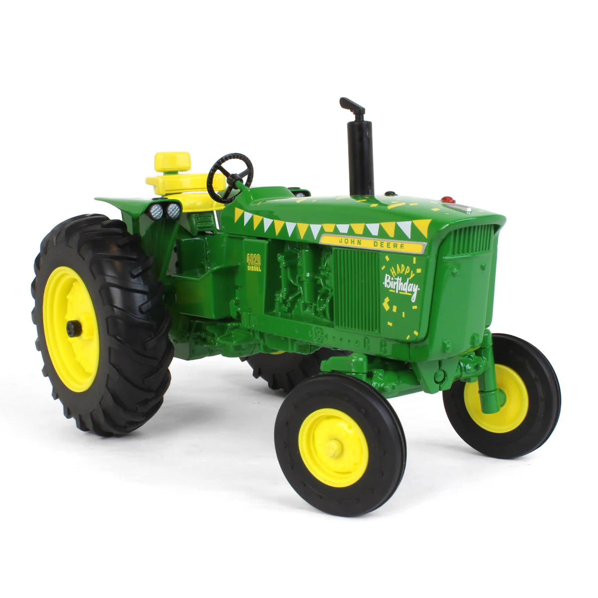1/16 John Deere 4020 "Happy Birthday" Tractor with Wide Front by ERTL - Image 2