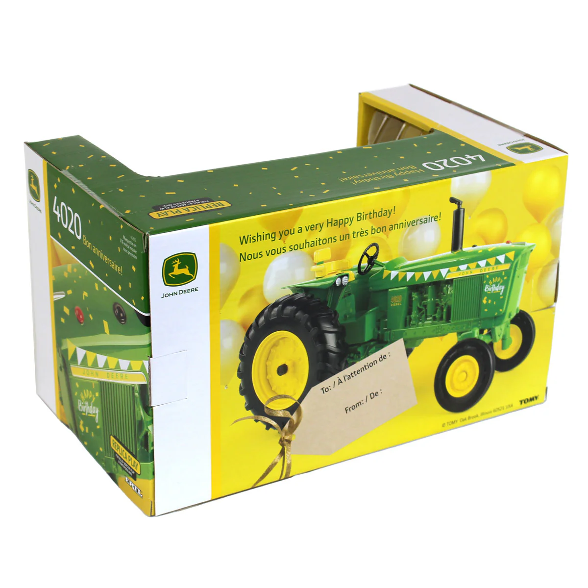 1/16 John Deere 4020 "Happy Birthday" Tractor with Wide Front by ERTL - Image 6