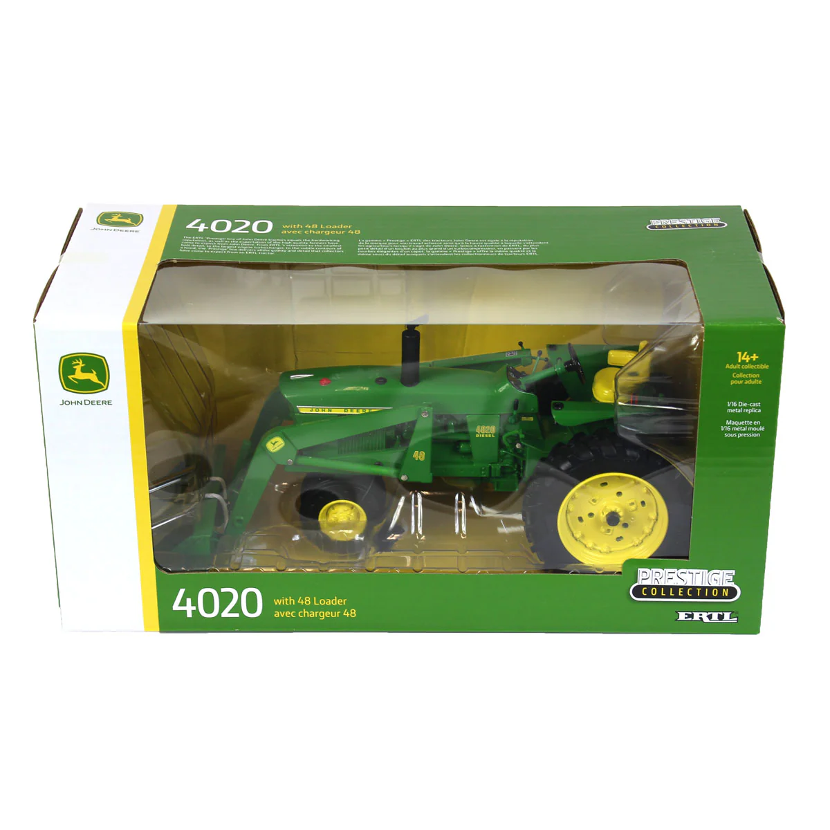 1/16 John Deere 4020 with 48 Front End Loader, ERTL Prestige Collection - Image 6