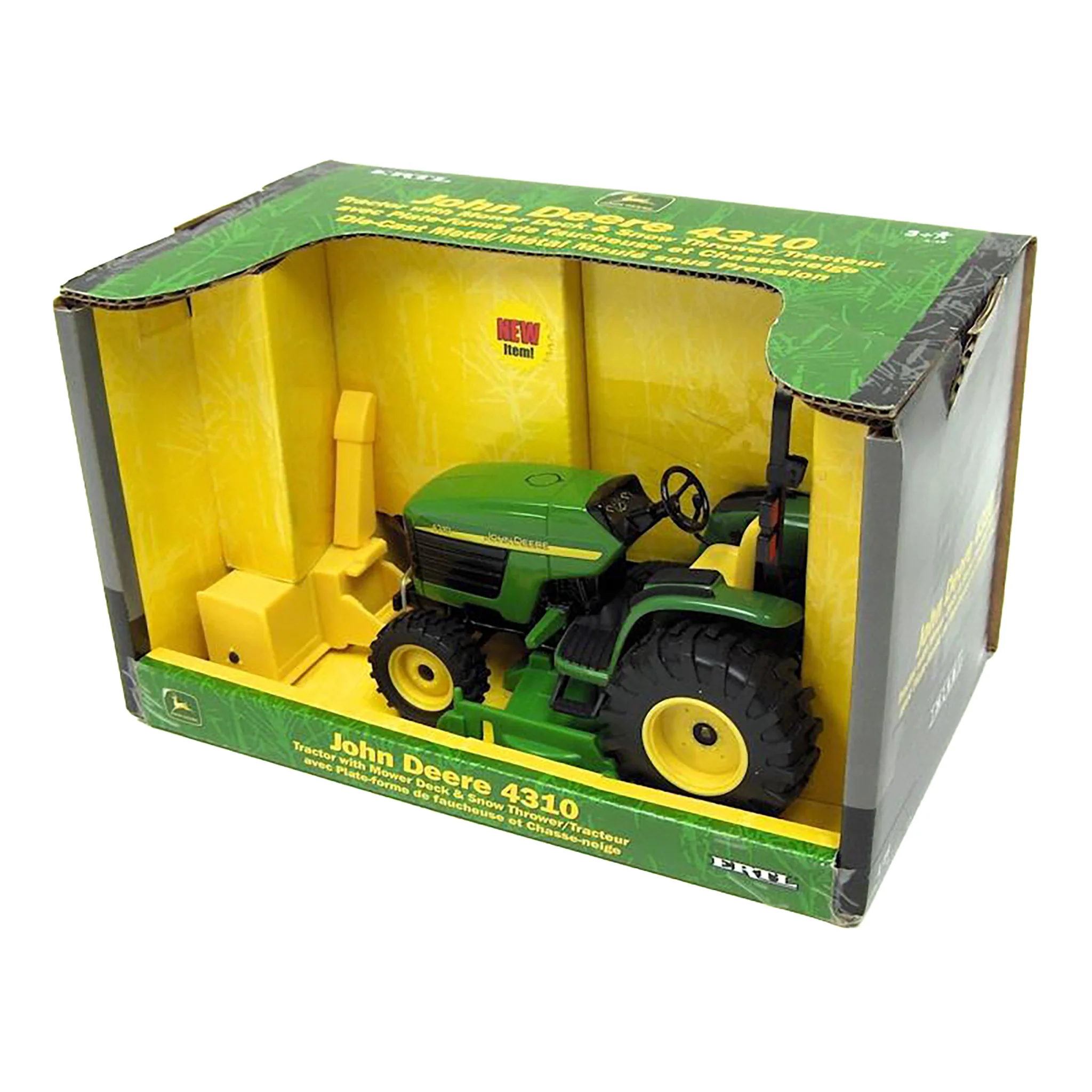 1/16 John Deere 4310 Tractor with Mower Deck & Snow Thrower