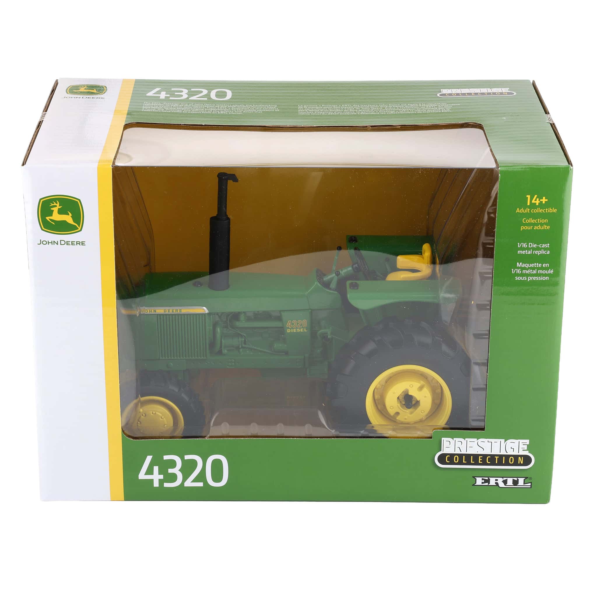 1/16 John Deere 4320 Tractor with FWA, ERTL Prestige Collection - Image 6