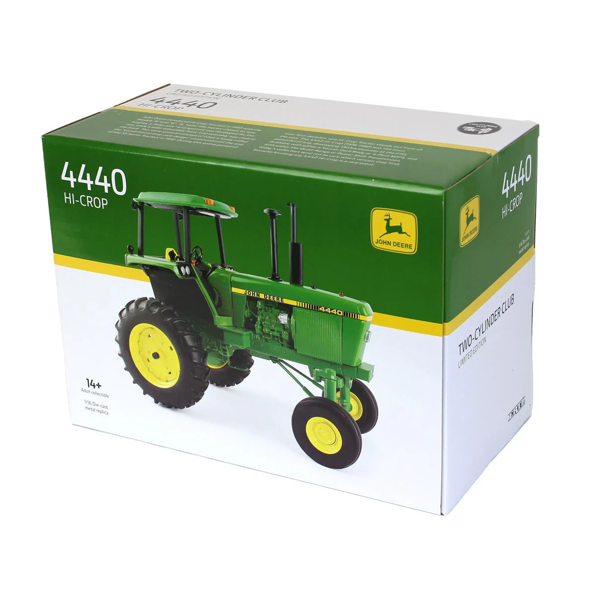 1/16 John Deere 4440 Hi-Crop Tractor, 2021 Two-Cylinder Club Collector Edition by ERTL - Image 8