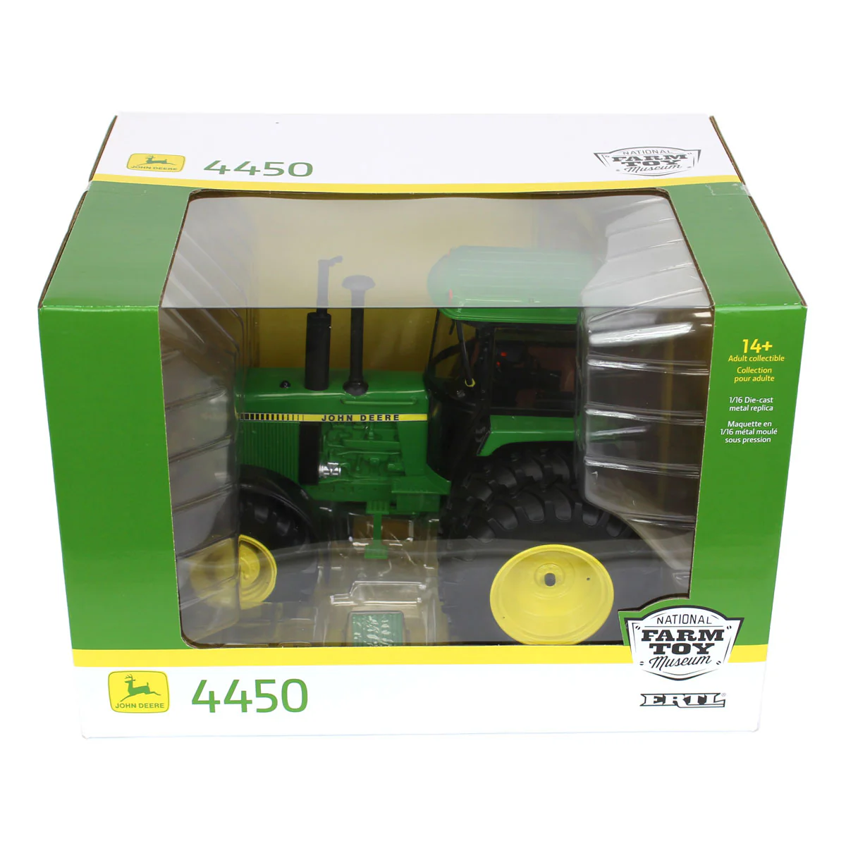 1/16 John Deere 4450 Tractor with MFWD & Rear Duals by ERTL, 2022 National Farm Toy Museum - Image 7
