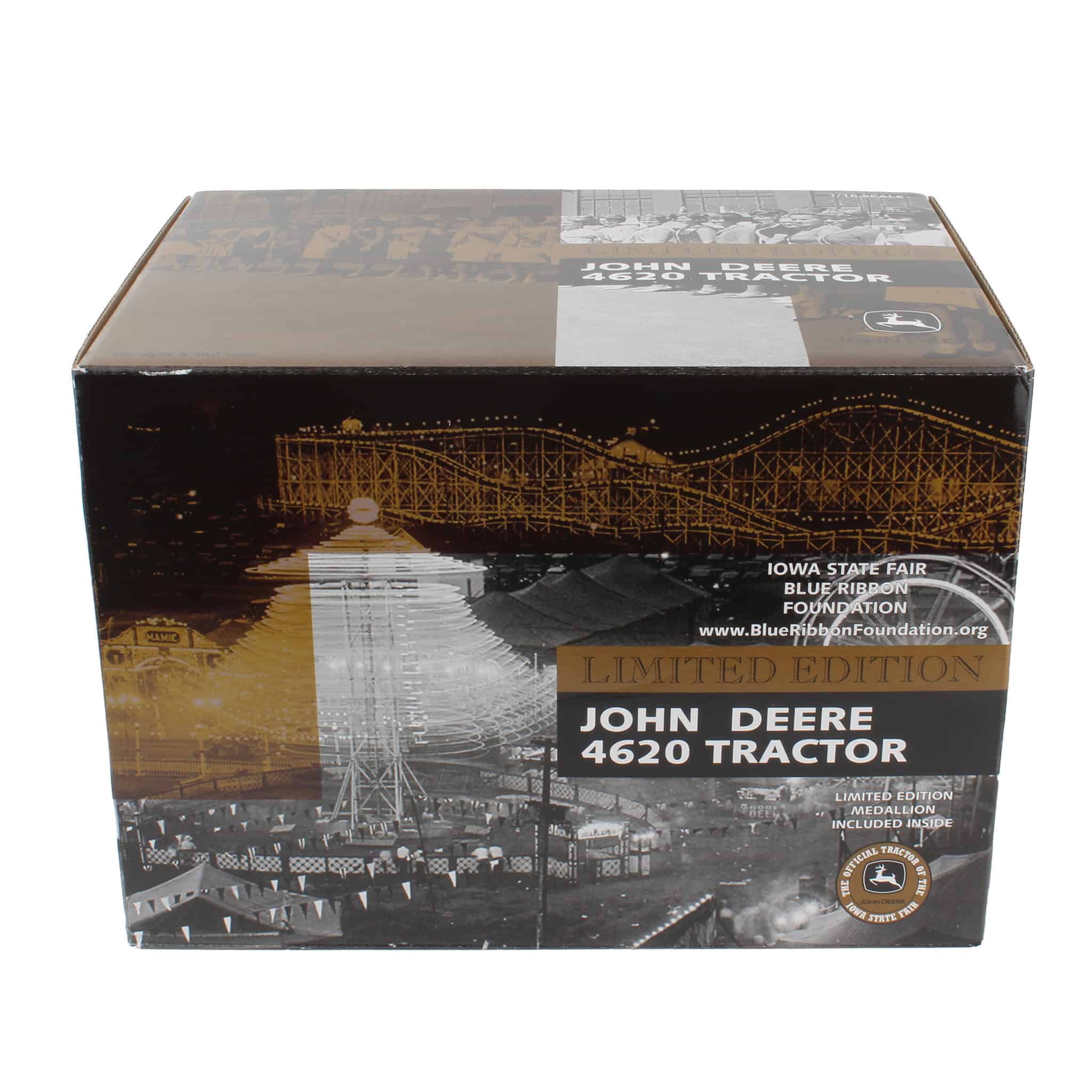 1/16 Limited Edition John Deere 4620 Cab Tractor with Deep Dish Duals, Iowa State Fair Blue Ribbon Foundation by ERTL