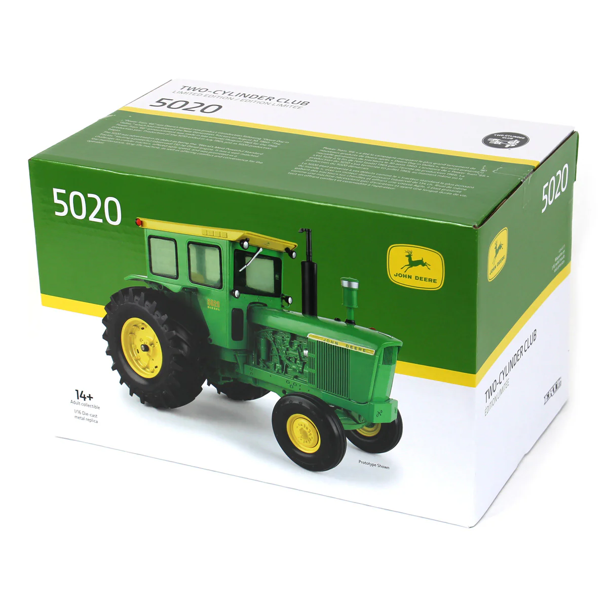 1/16 John Deere 5020 Tractor with Cab by ERTL, 2023 Two-Cylinder Club - Image 6