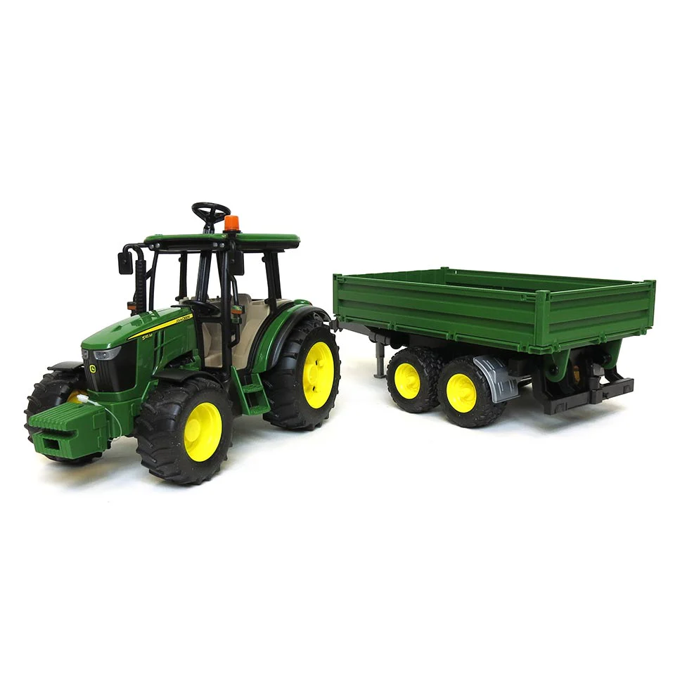 1/16 John Deere 5115M Tractor with Tipping Trailer by Bruder - Image 4