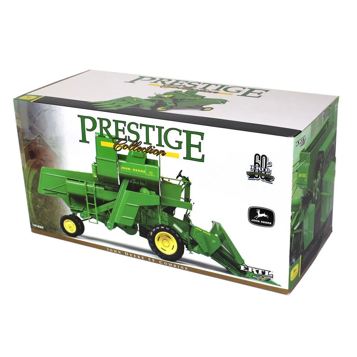 1/16 John Deere 55 Combine with Corn Header, Prestige Collection by ERTL - Image 6