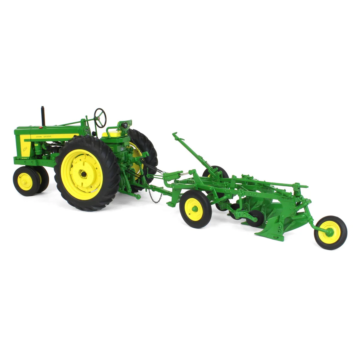 1/16 John Deere 620 Tractor with Narrow Front & 555 Plow, ERTL Precision Heritage Series - Image 4