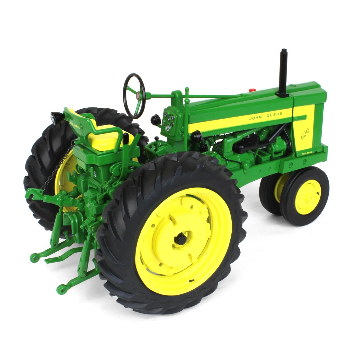 1/16 John Deere 620 Tractor with Narrow Front & 555 Plow, ERTL Precision Heritage Series - Image 6