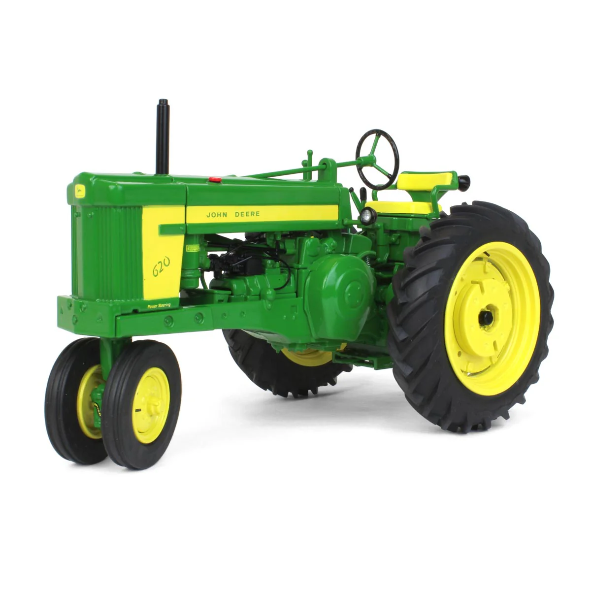 1/16 John Deere 620 Tractor with Narrow Front & 555 Plow, ERTL Precision Heritage Series - Image 7
