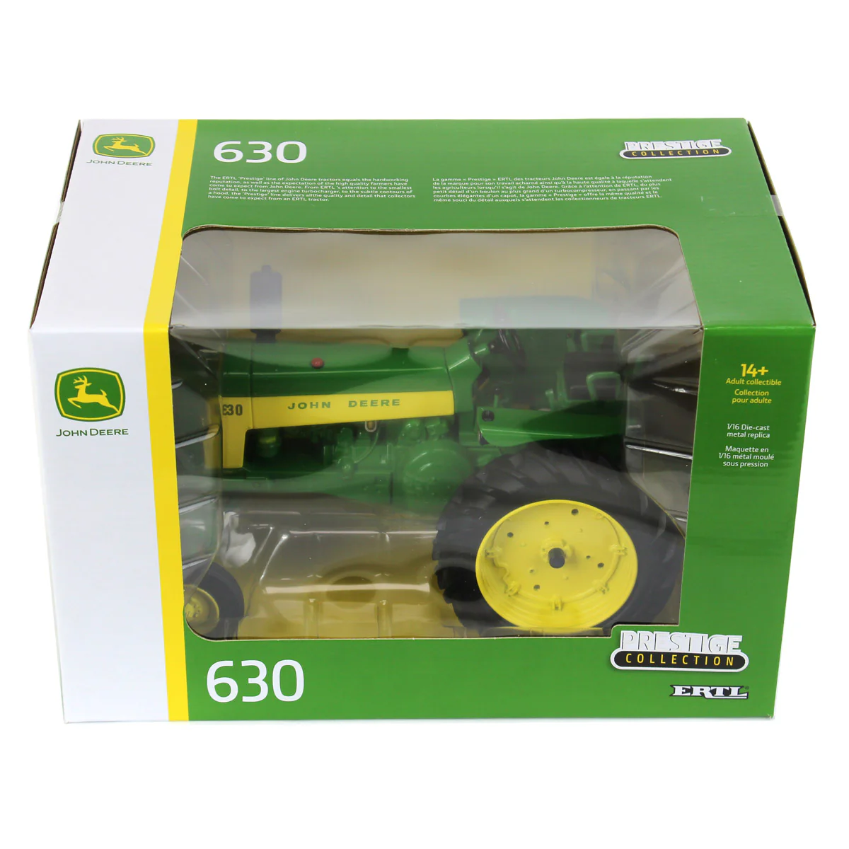 1/16 John Deere 630 Tractor with Wide Front, ERTL Prestige Collection - Image 5