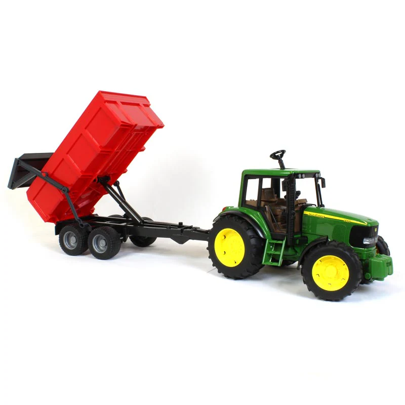 1/16 John Deere 6920 with Tipping Trailer by Bruder - Image 2