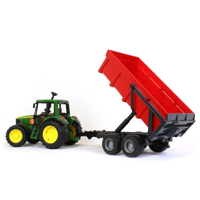 1/16 John Deere 6920 with Tipping Trailer by Bruder - Image 3