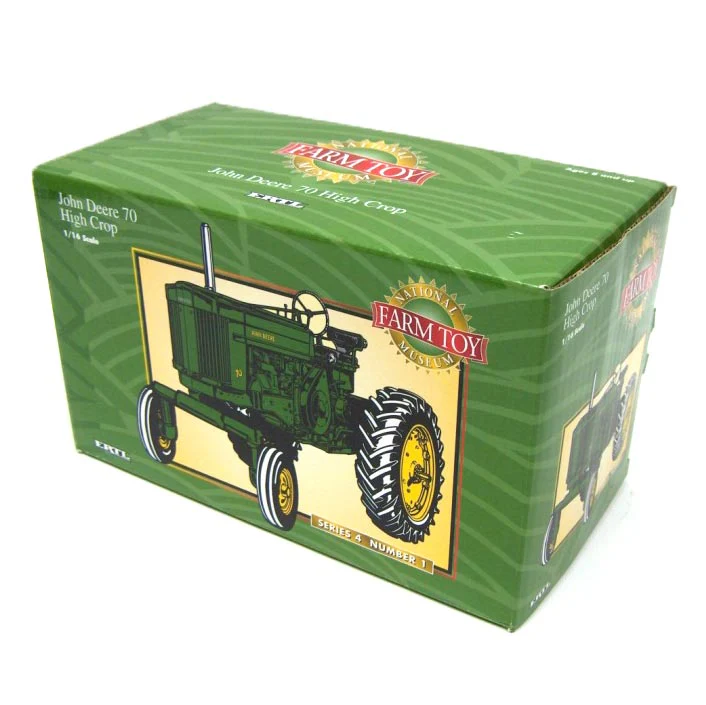1/16 John Deere 70 Tractor with Wide Front by ERTL, #1 in National Farm Toy Museum High Crop Series