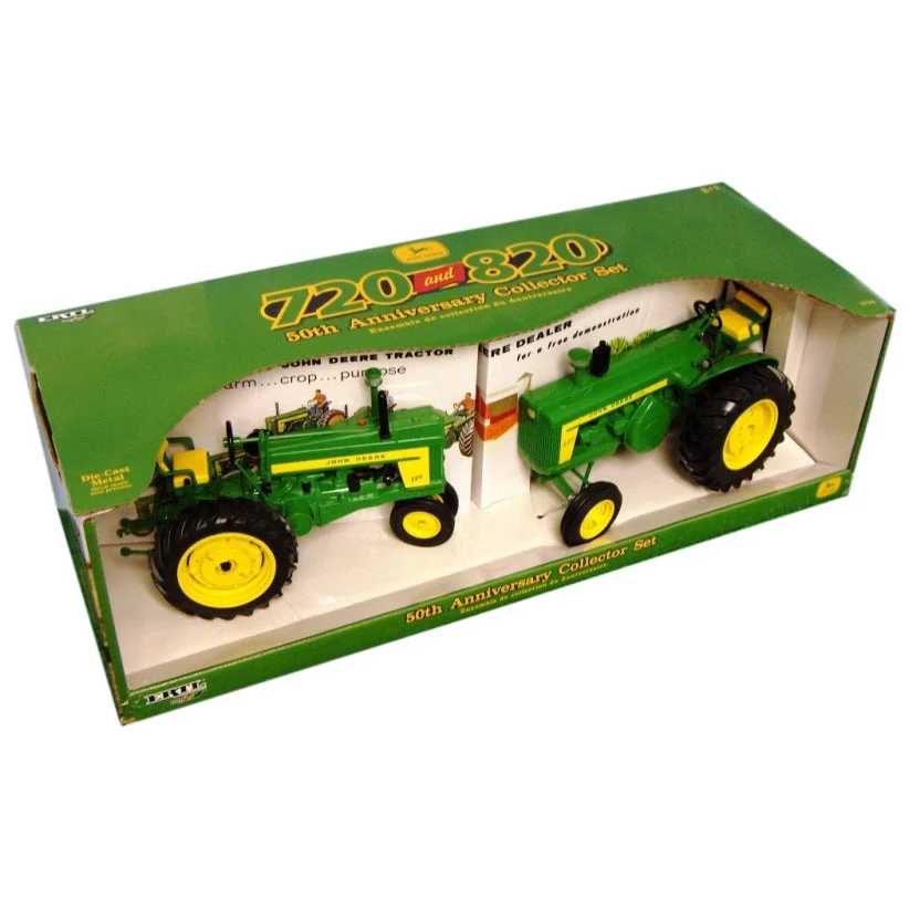 1/16 John Deere 720 & 820 50th Anniversary Collector Set by ERTL - Image 2