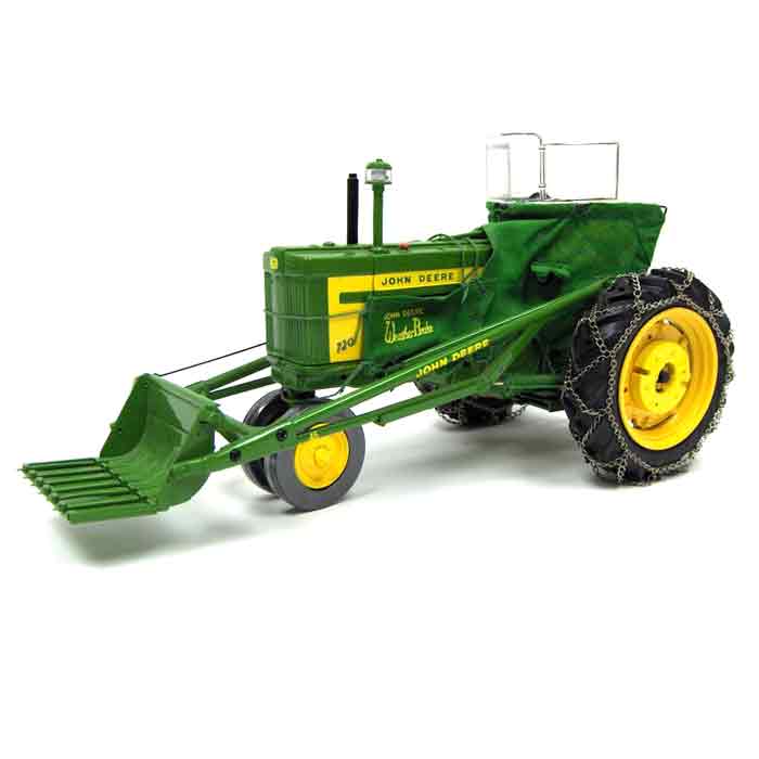 1/16 John Deere 720 Tractor with 80 Blade & 45 Loader, Precision Classics #18 by ERTL - Image 2