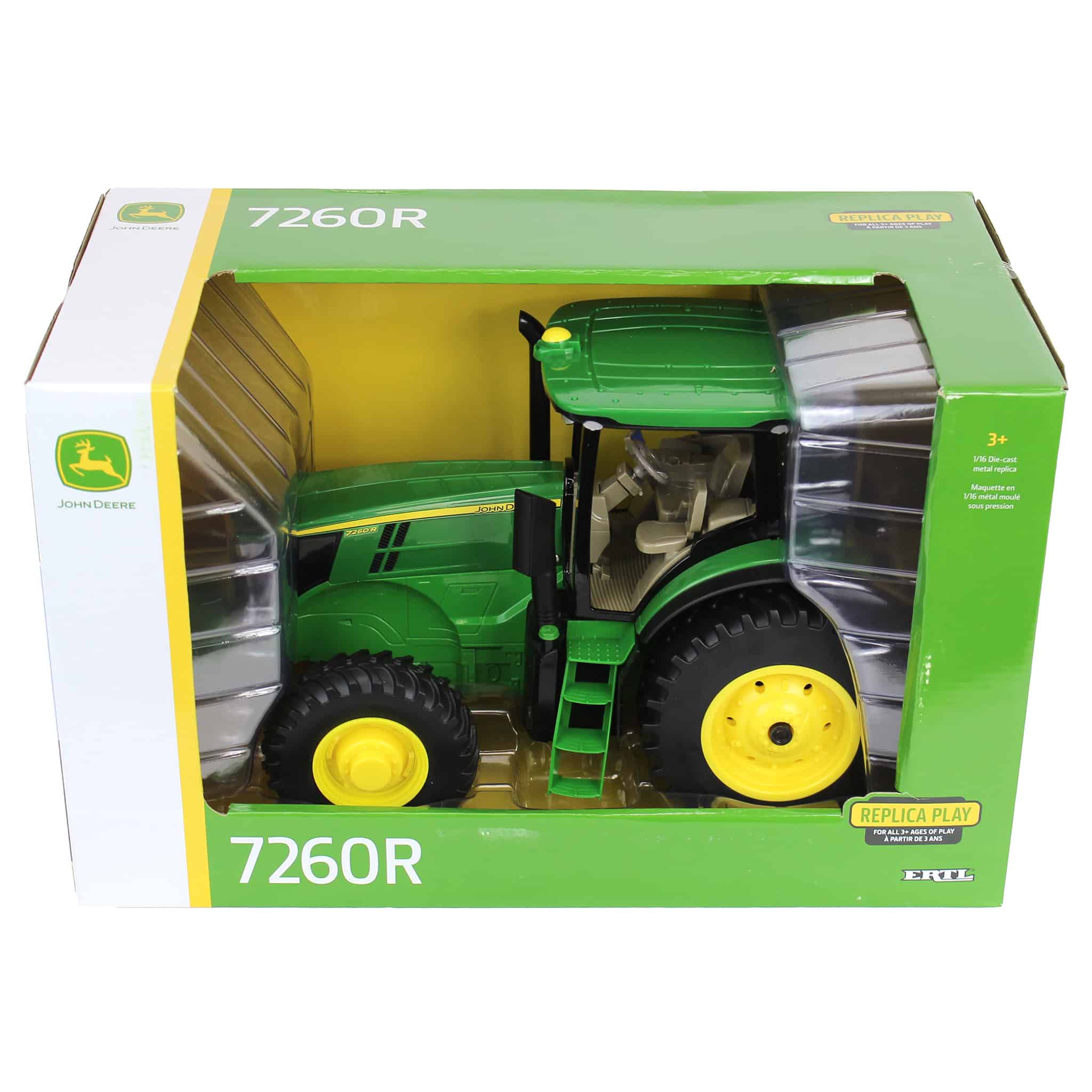 1/16 John Deere 7260R Tractor, ERTL Replica Play - Image 6