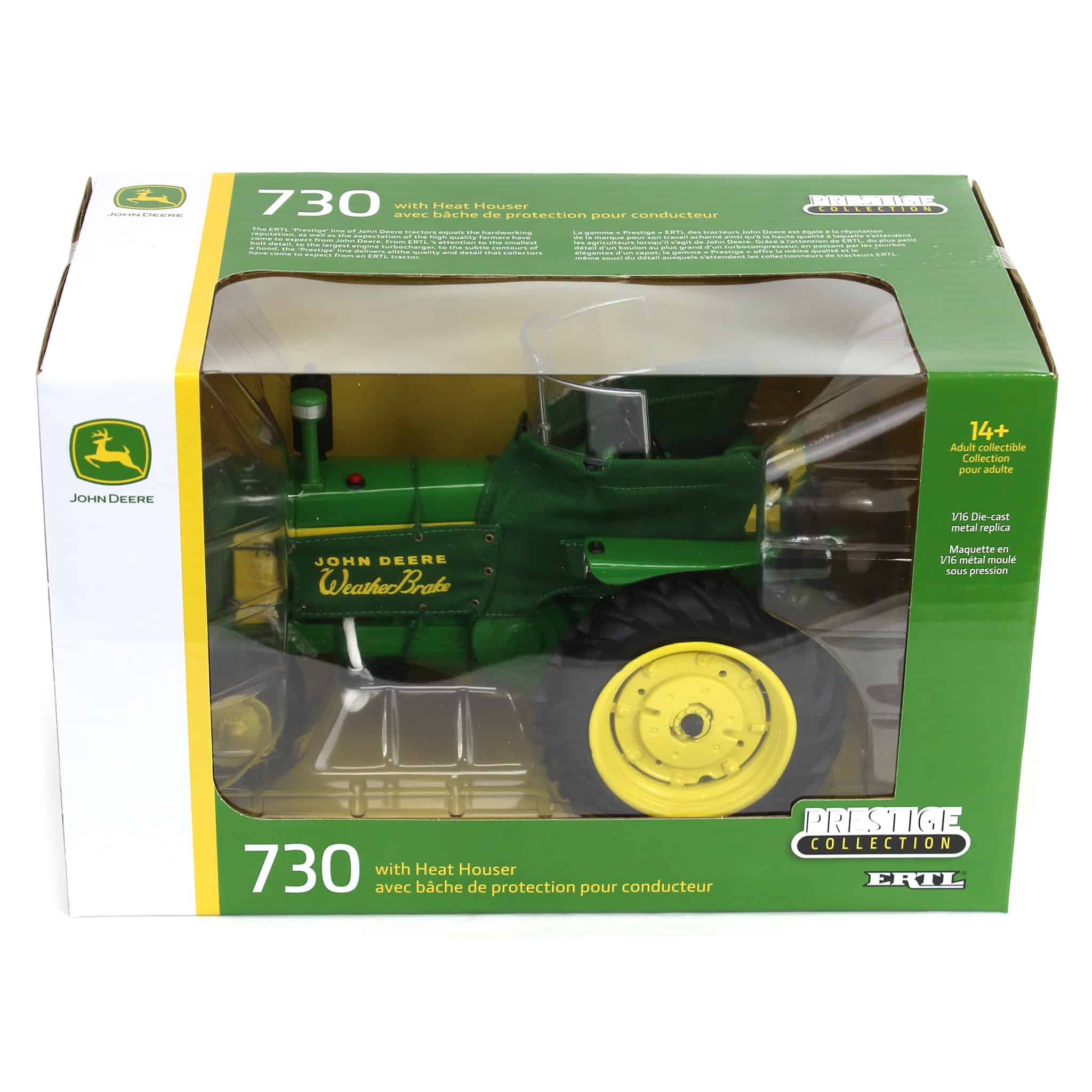 1/16 John Deere 730 Tractor with Heat Houser, ERTL Prestige Collection - Image 6