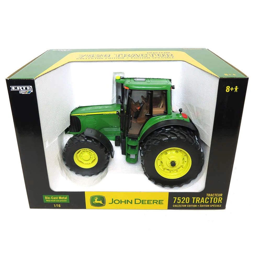 1/16 John Deere 7520 Tractor with Cab by ERTL, Waterloo Collector Edition - Image 3