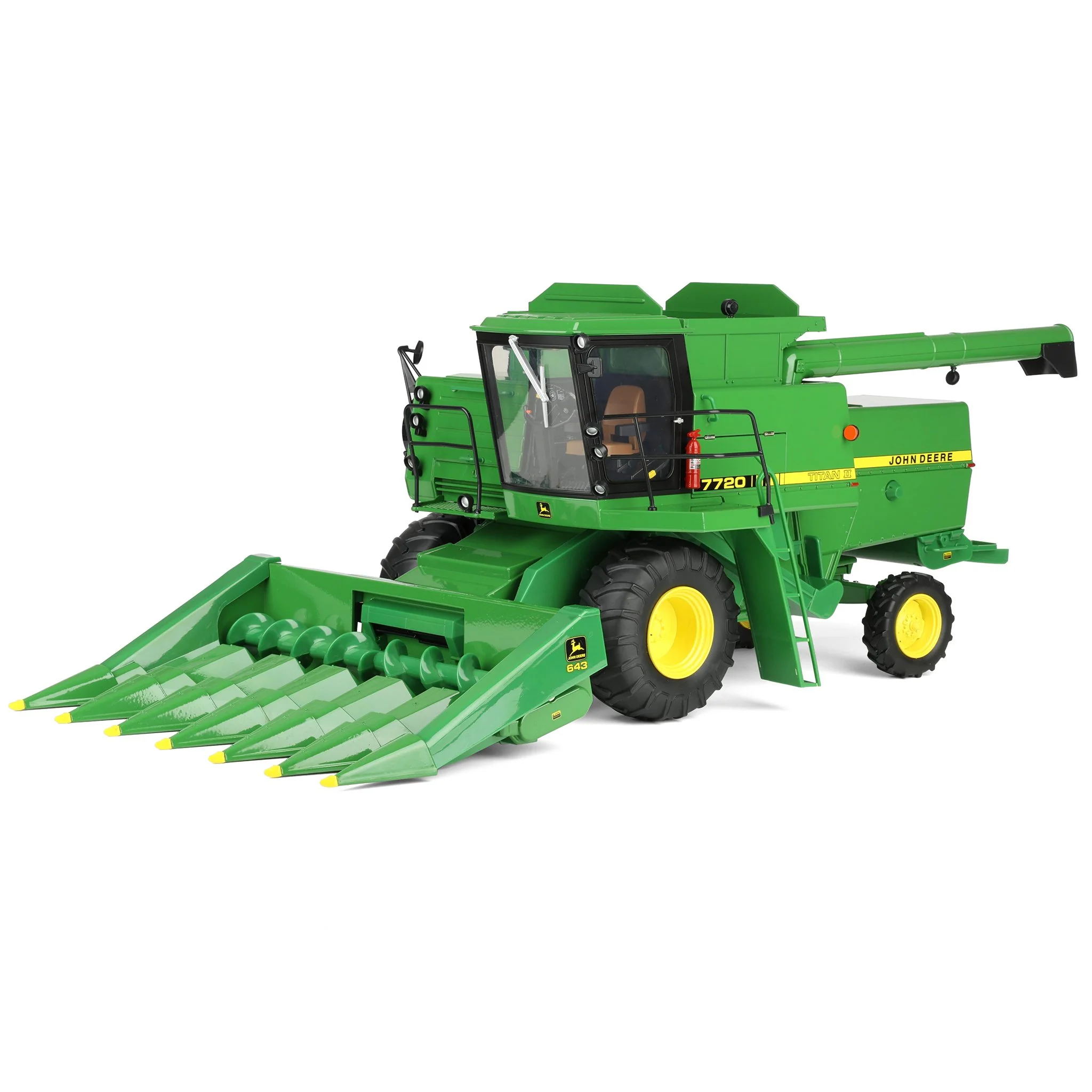 1/16 John Deere 7720 Titan II Combine with Corn Head & Grain Head, ERTL Prestige Select #4 - Image 5