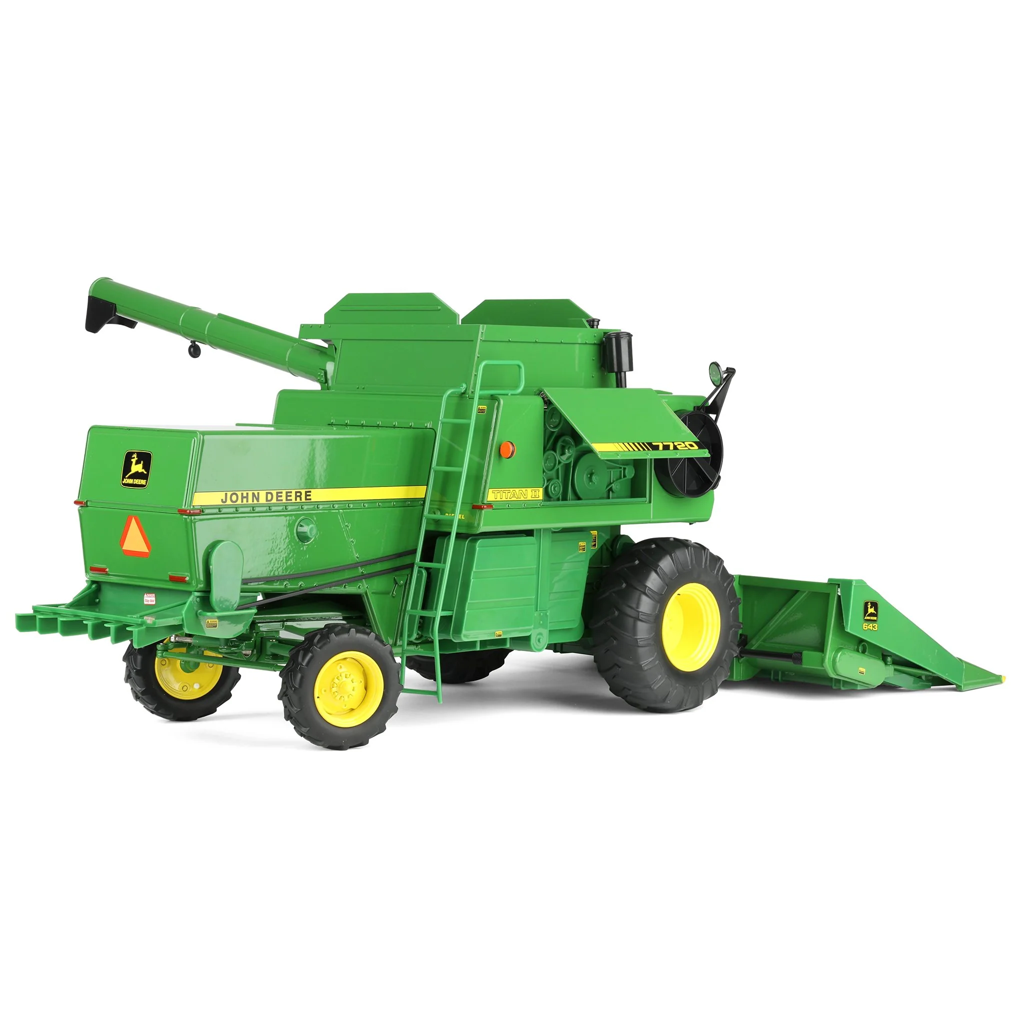 1/16 John Deere 7720 Titan II Combine with Corn Head & Grain Head, ERTL Prestige Select #4 - Image 7