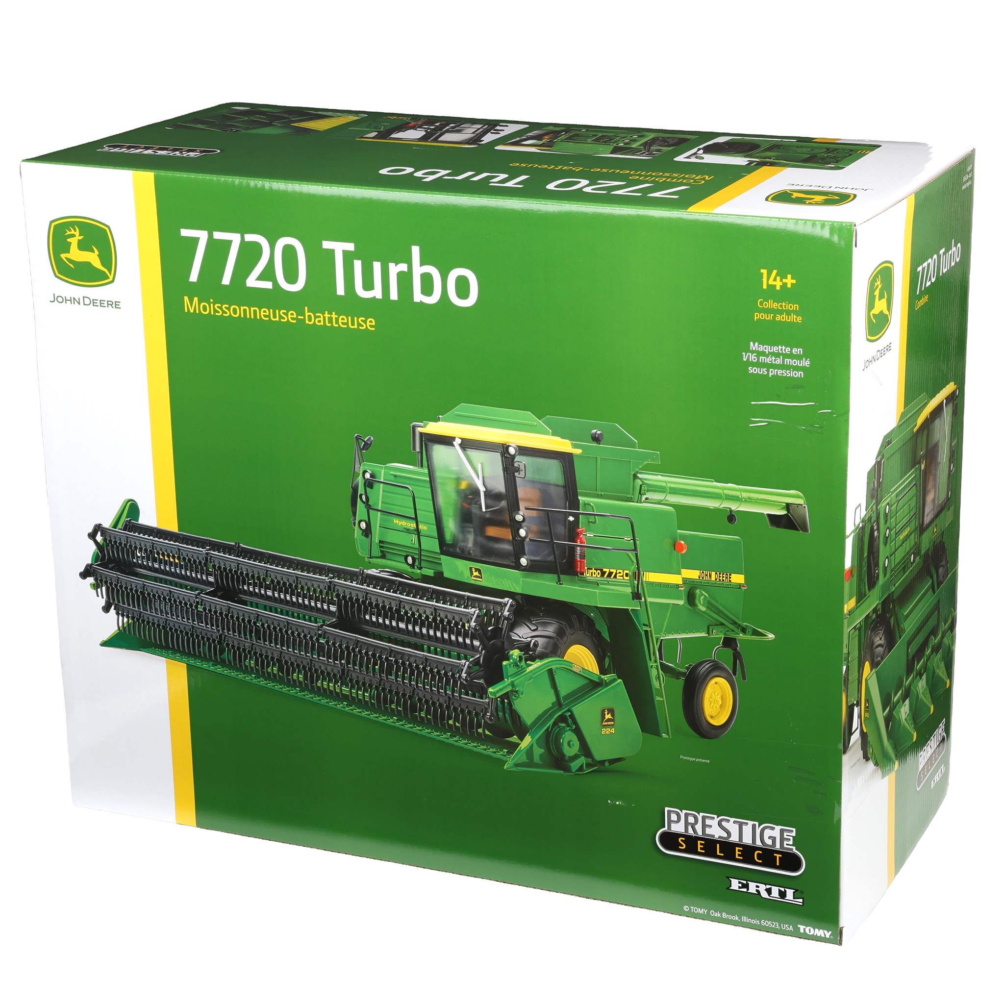 1/16 John Deere 7720 Turbo Combine with Corn Head & Grain Head, ERTL Prestige Select #4 - Image 15
