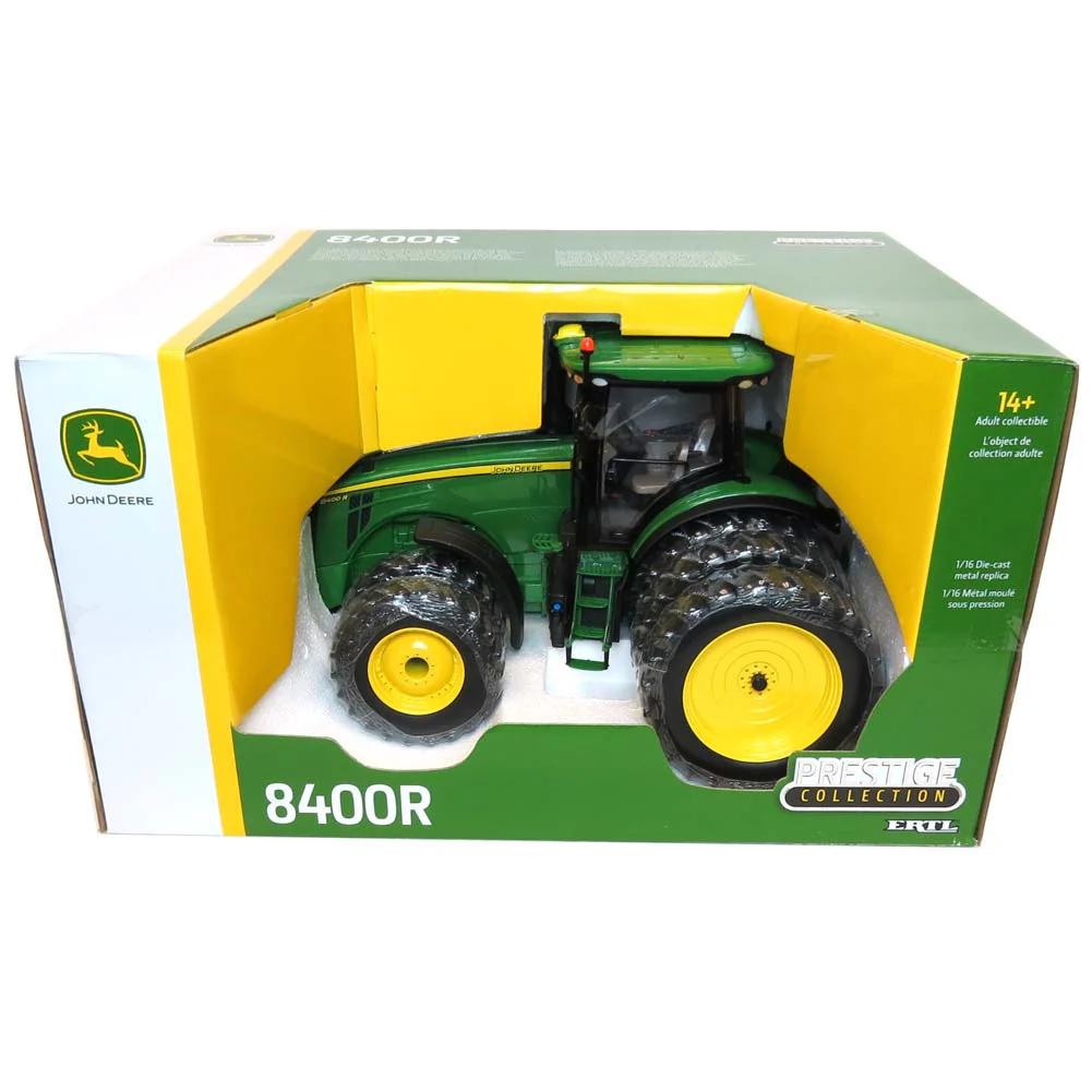 1/16 John Deere 8400R Tractor with Rear Triples & Front Duals, ERTL Prestige Collection - Image 7