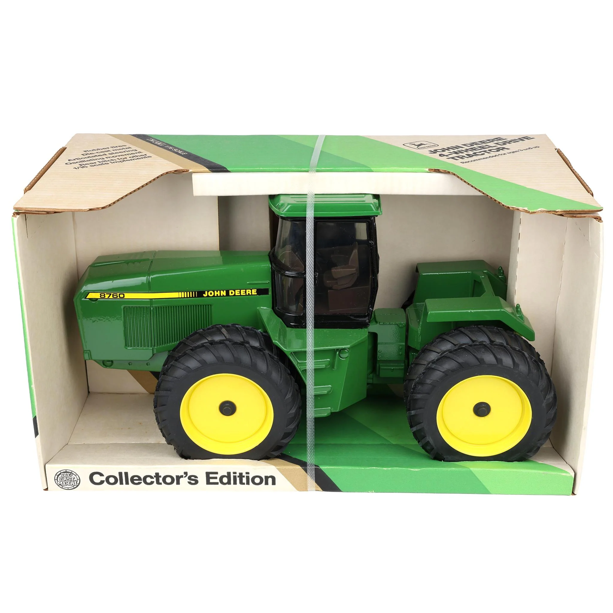 1/16 John Deere 8760 Tractor with 4WD and Duals, 1988 Collector's Edition by ERTL - Image 6