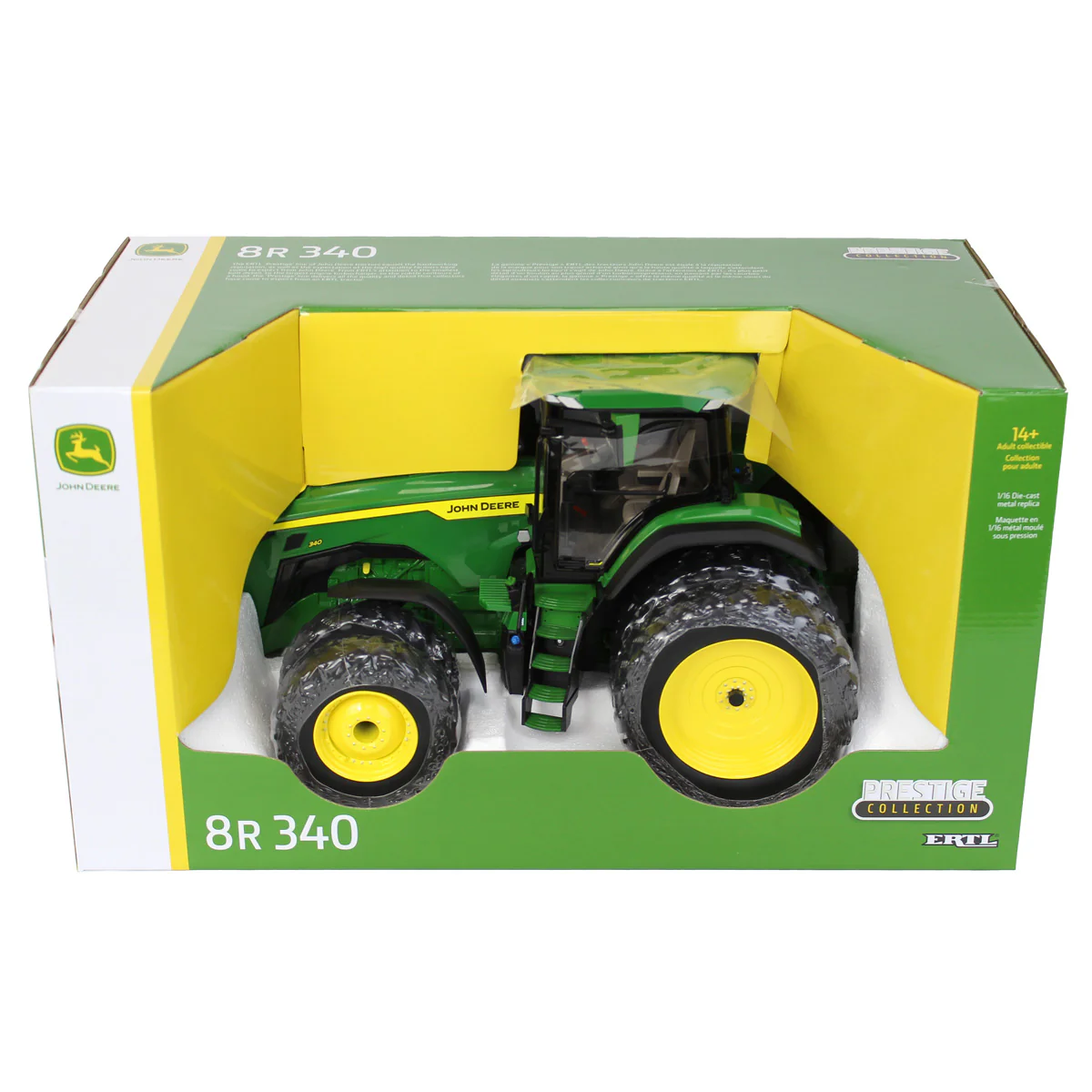 1/16 John Deere 8R 340 Tractor with Front & Rear Duals, ERTL Prestige Collection - Image 7
