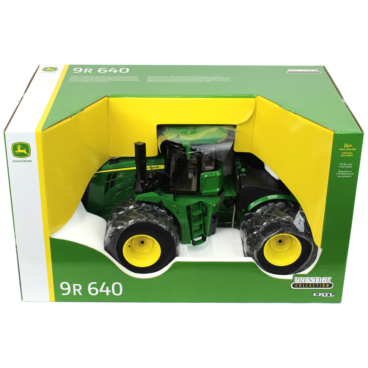 1/16 John Deere 9R 640 Tractor with Front & Rear Duals, ERTL Prestige Collection - Image 7