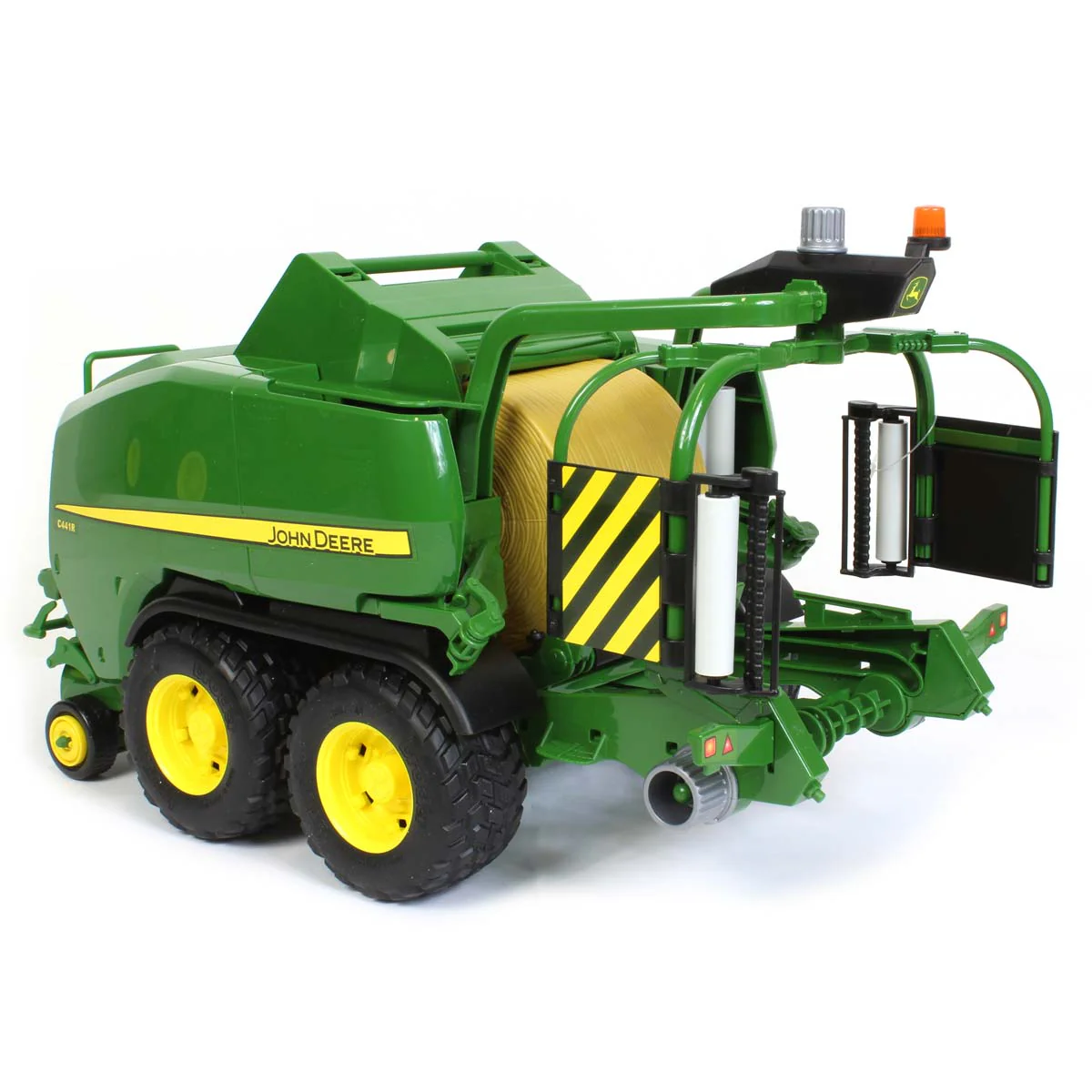 1/16 John Deere C441R Tandem Axle Wrapping Baler by Bruder - Image 3