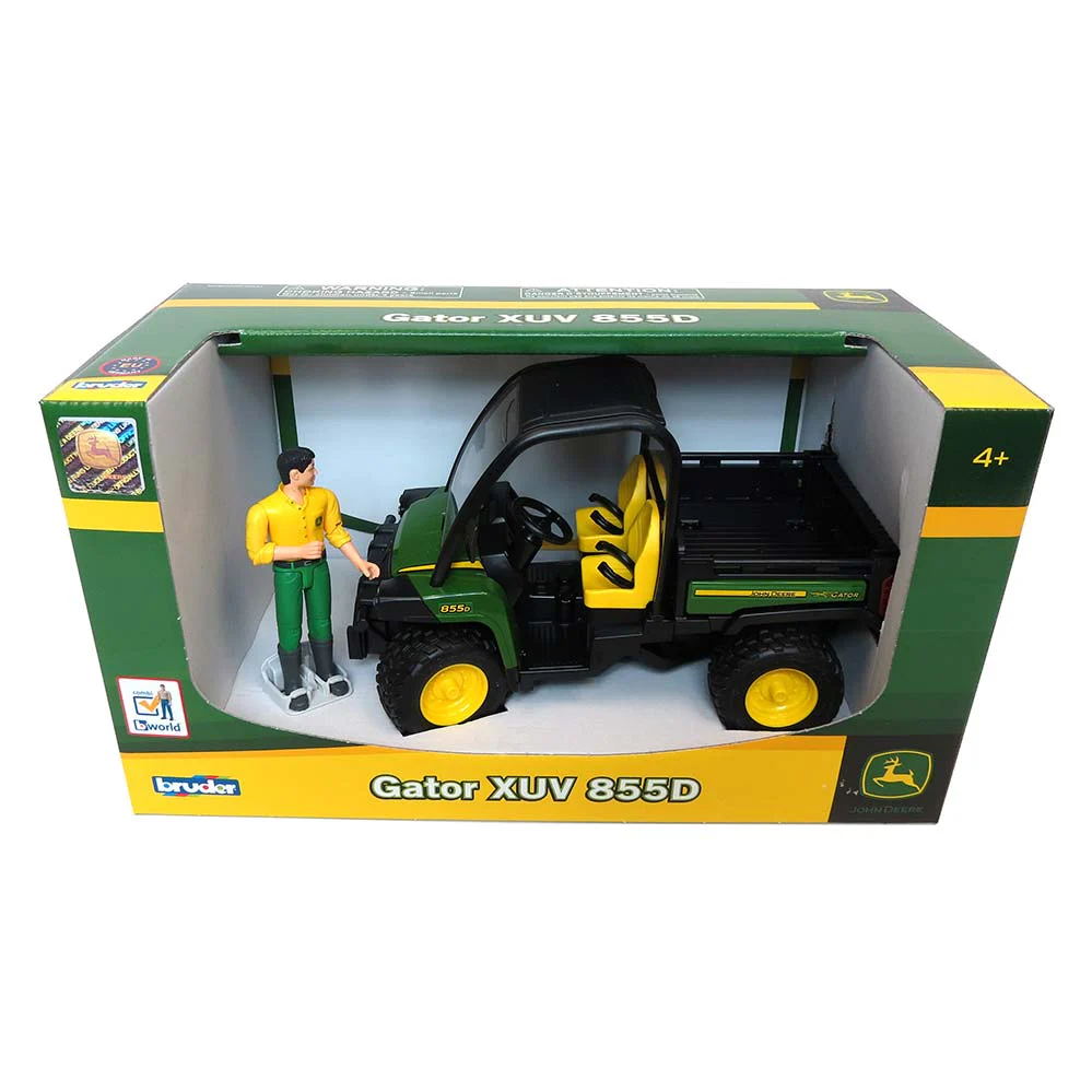 1/16 John Deere Gator XUV 855D with Driver by Bruder - Image 2