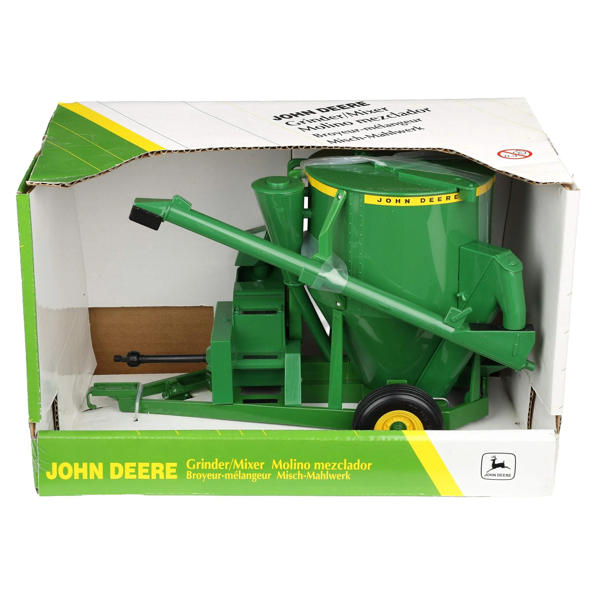 1/16 John Deere Grinder Mixer with Green Augers by ERTL - Image 7
