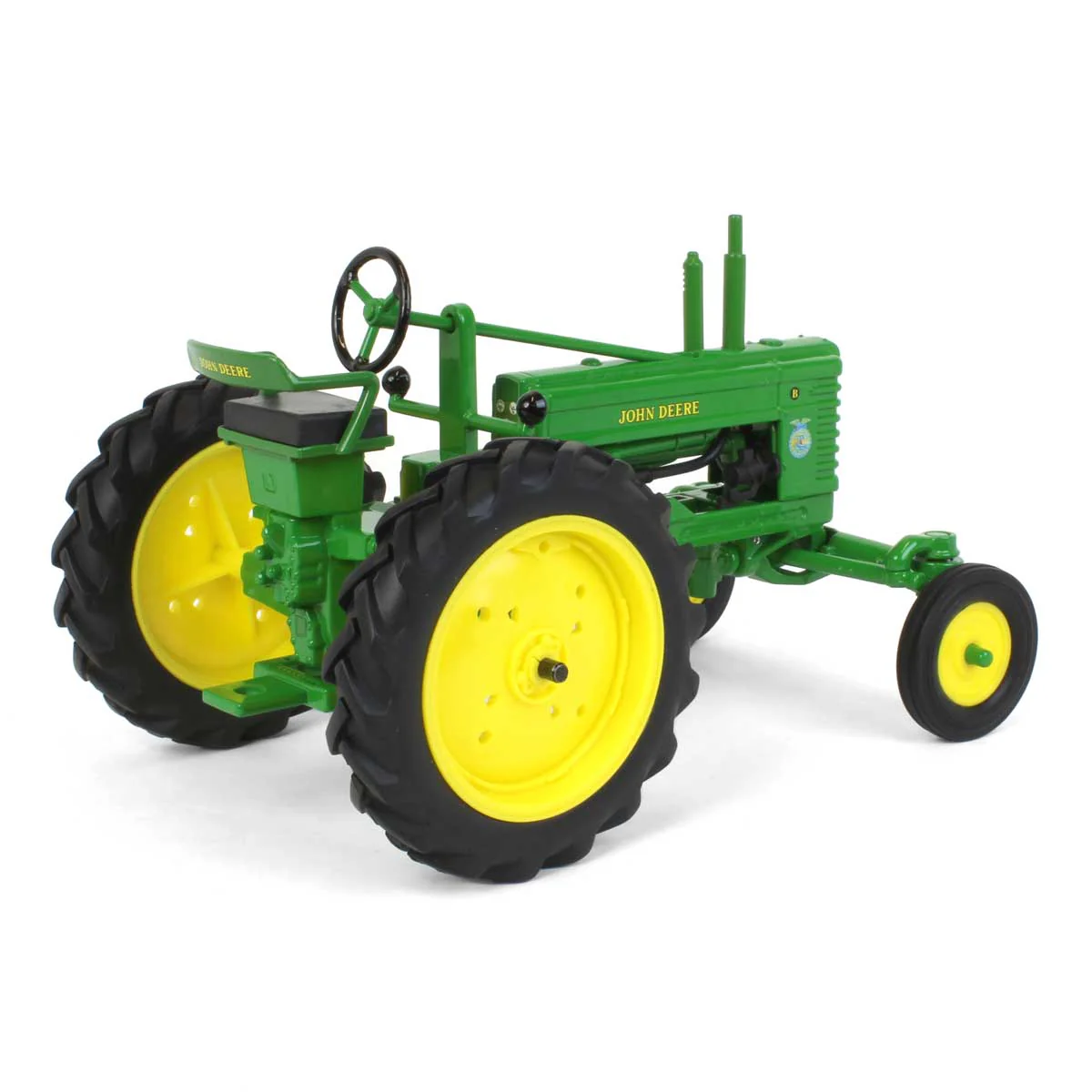 1/16 John Deere Late Model B Tractor with Wide Front & FFA Logo by ERTL - Image 3