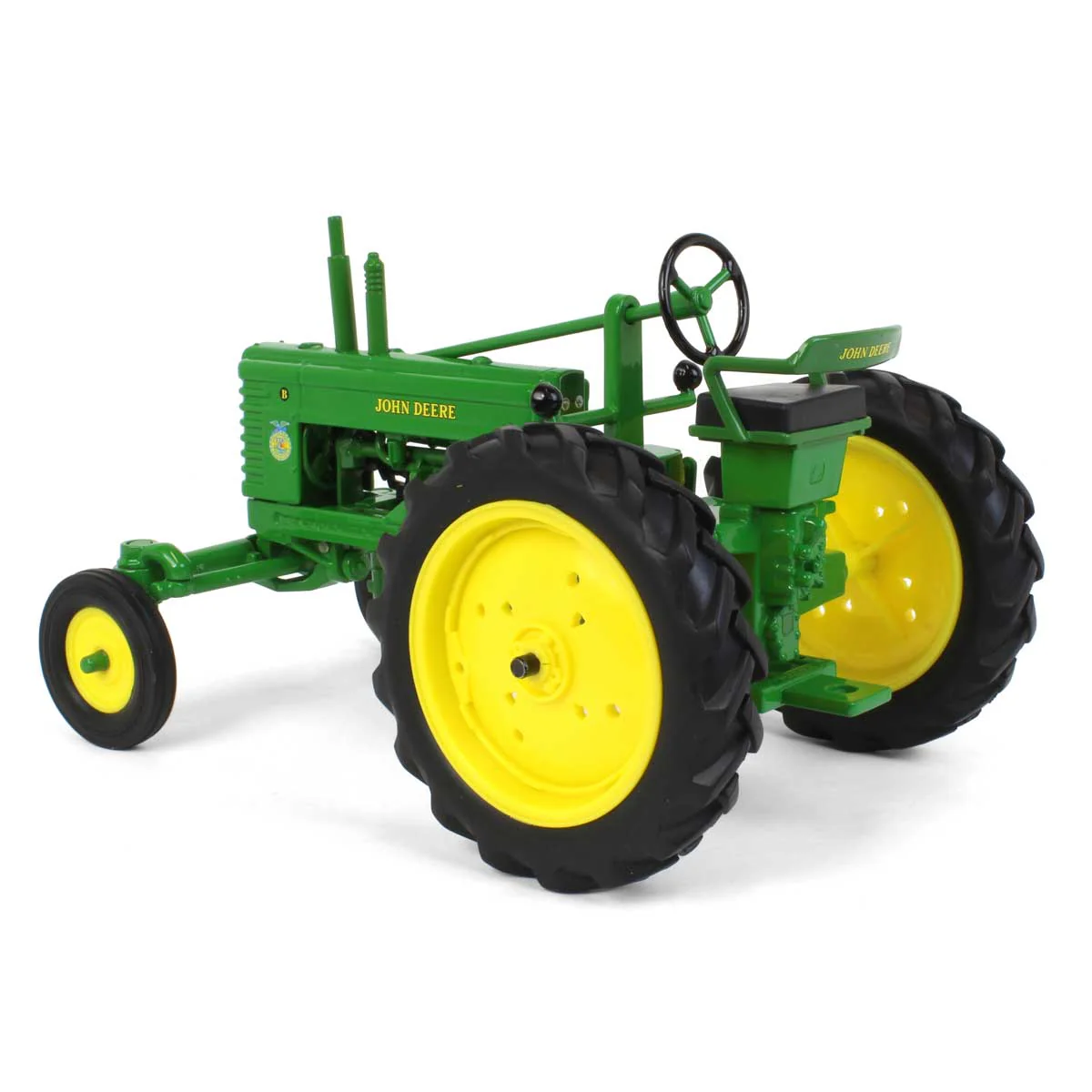 1/16 John Deere Late Model B Tractor with Wide Front & FFA Logo by ERTL - Image 4