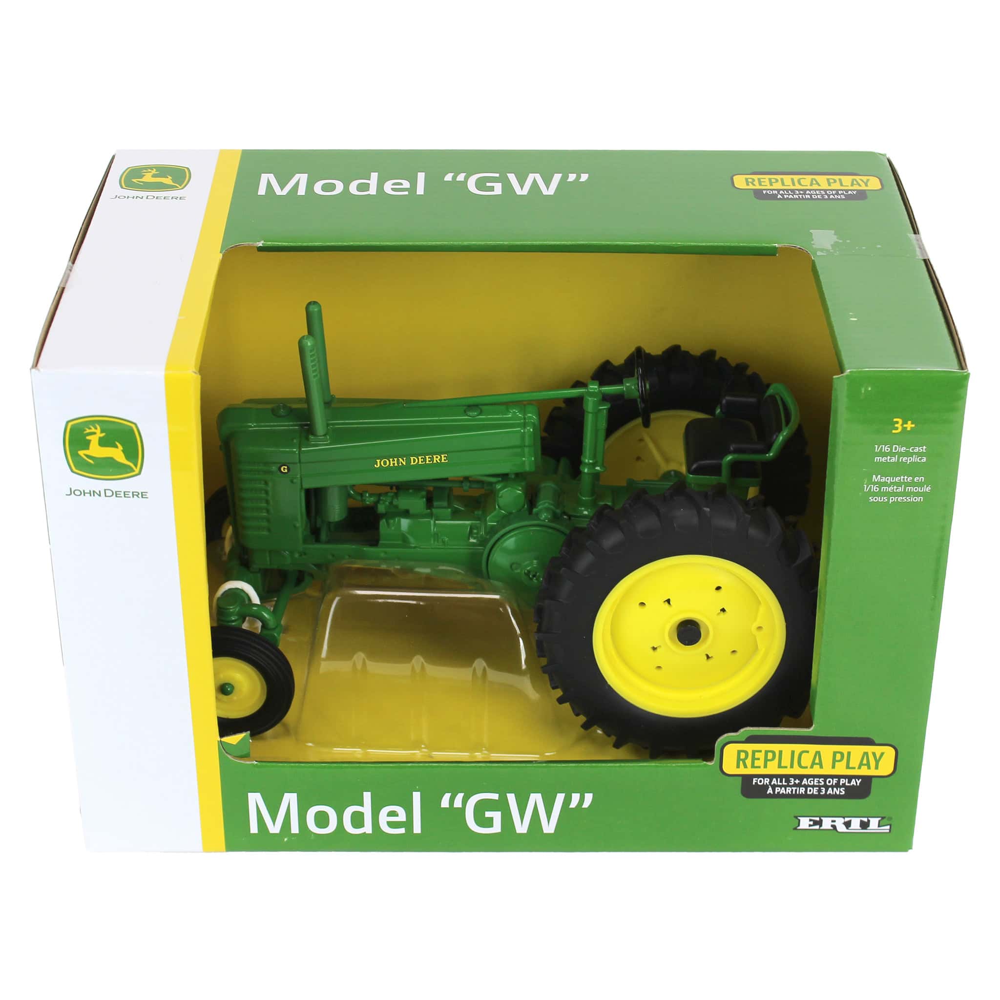1/16 John Deere Late Styled G Tractor, ERTL Replica Play - Image 5