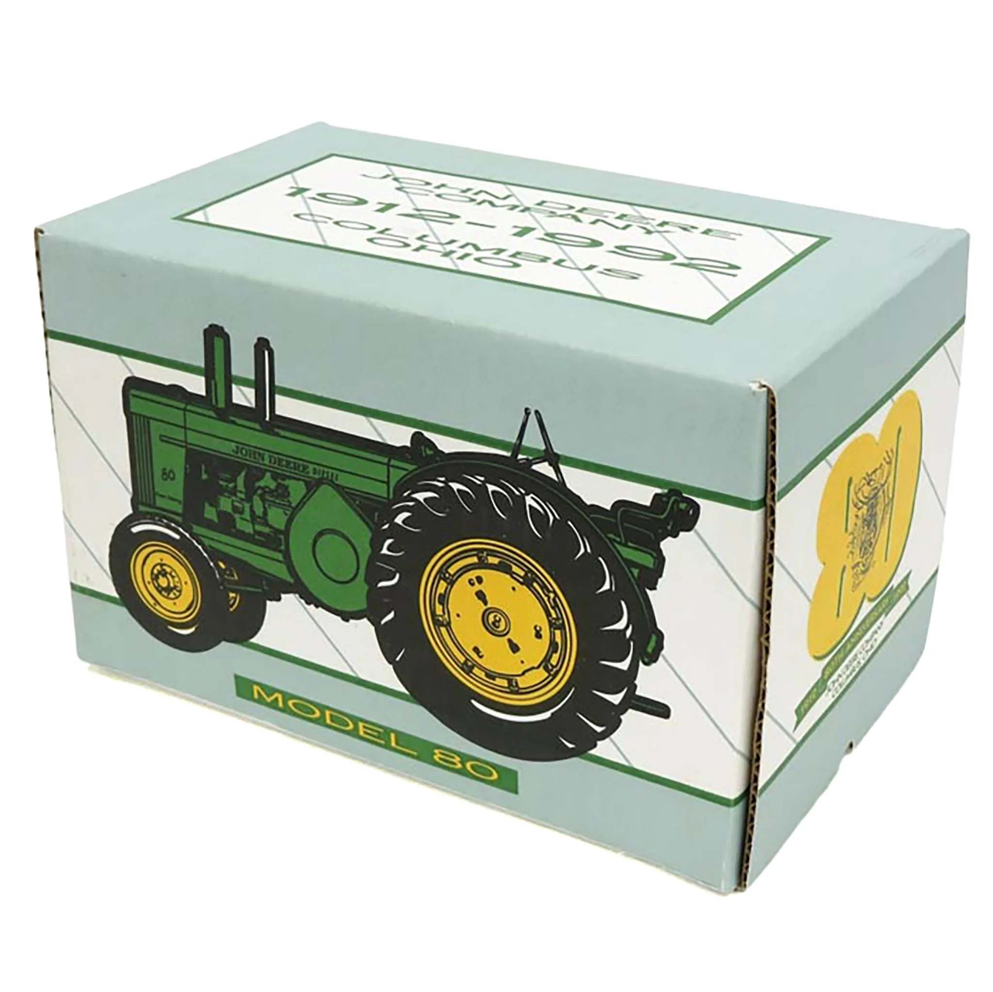 1/16 John Deere Model 80 Tractor by ERTL, Columbus Ohio 80th Anniversary 1912-1992