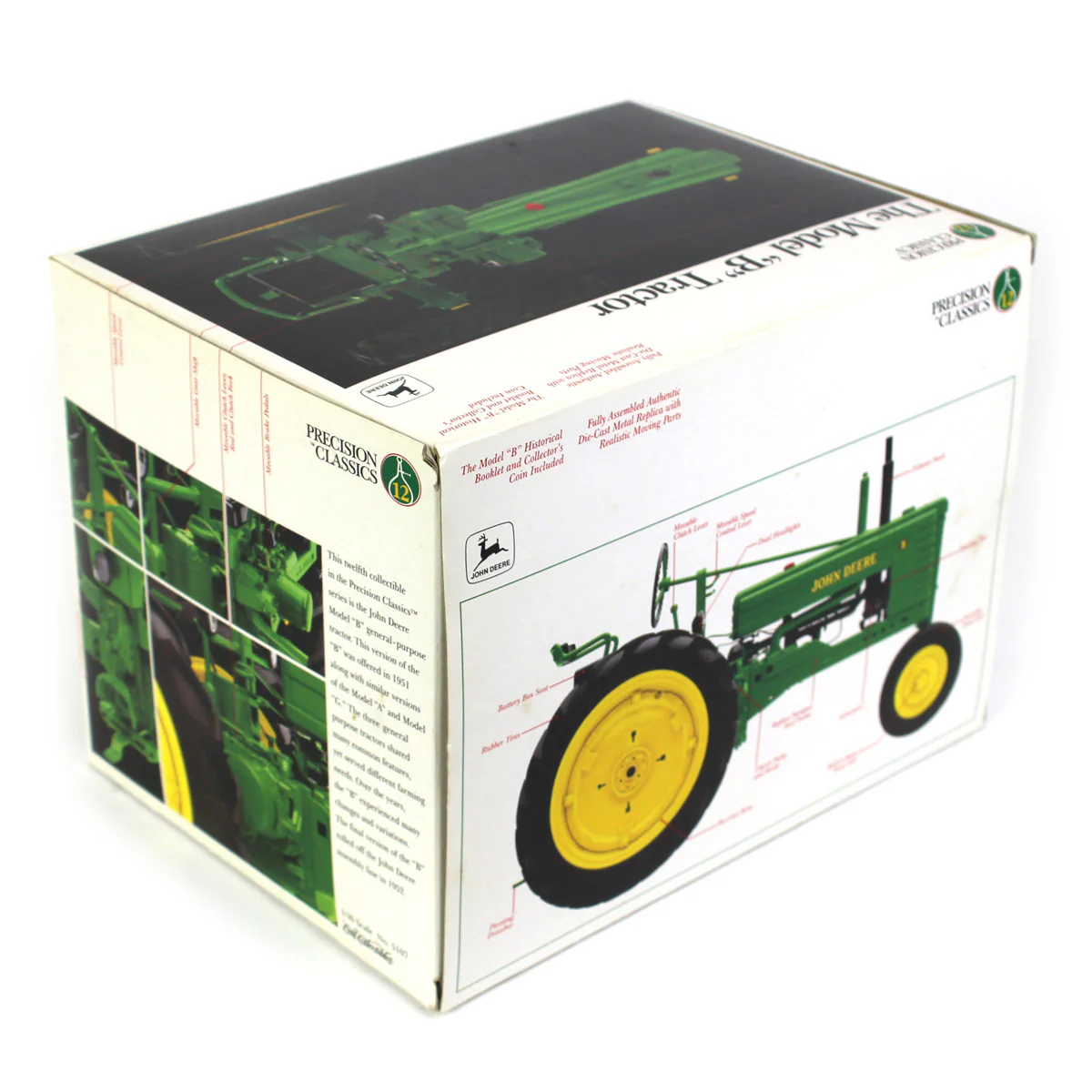 1/16 John Deere Model B Tractor by ERTL, Precision Classics #12 - Image 7