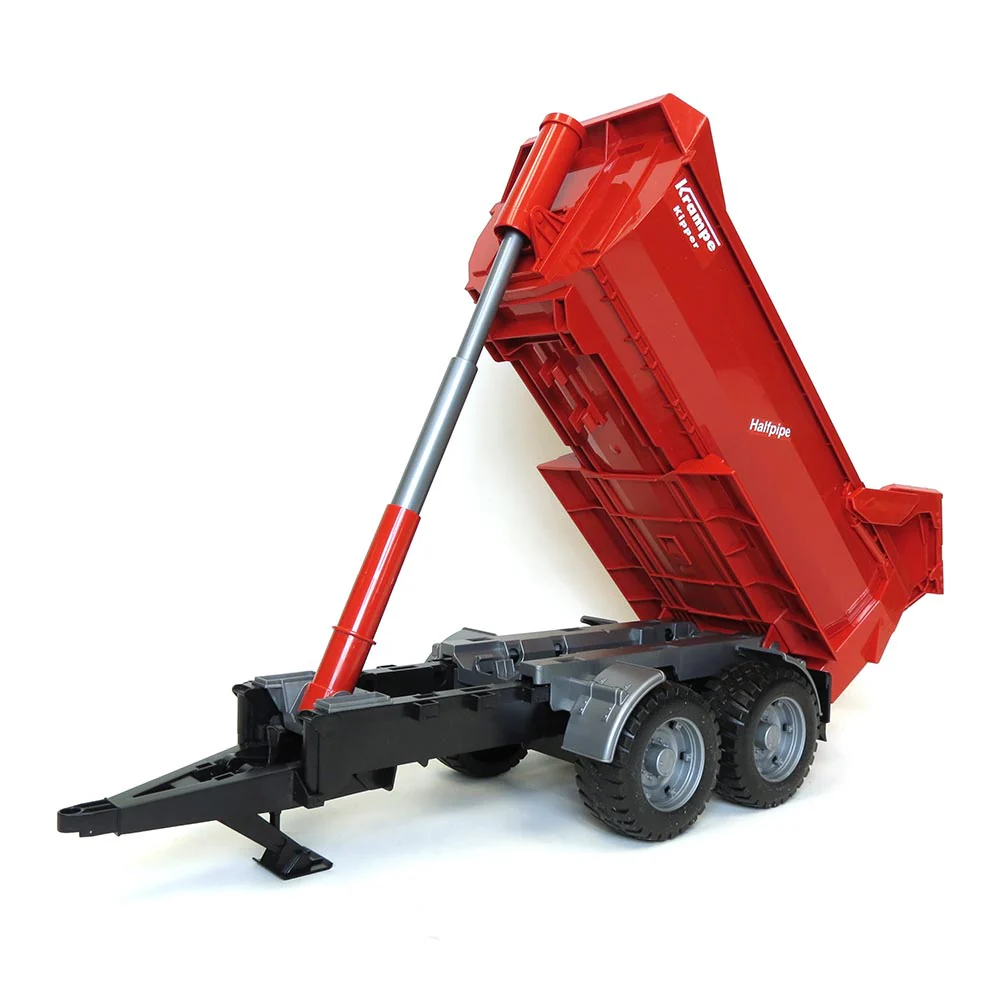 1/16 Krampe Tandem Halfpipe Tipping Trailer by Bruder - Image 2