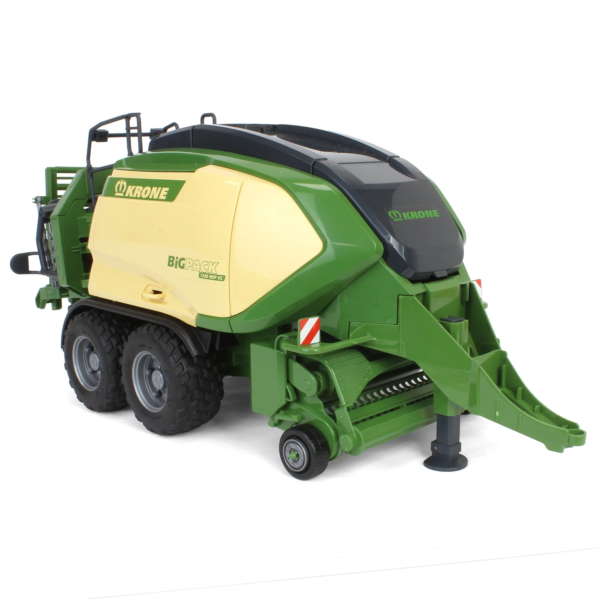 1/16 Krone BiG Pack 1290 HDP VC Baler with 2 Hay Bales by Bruder - Image 2