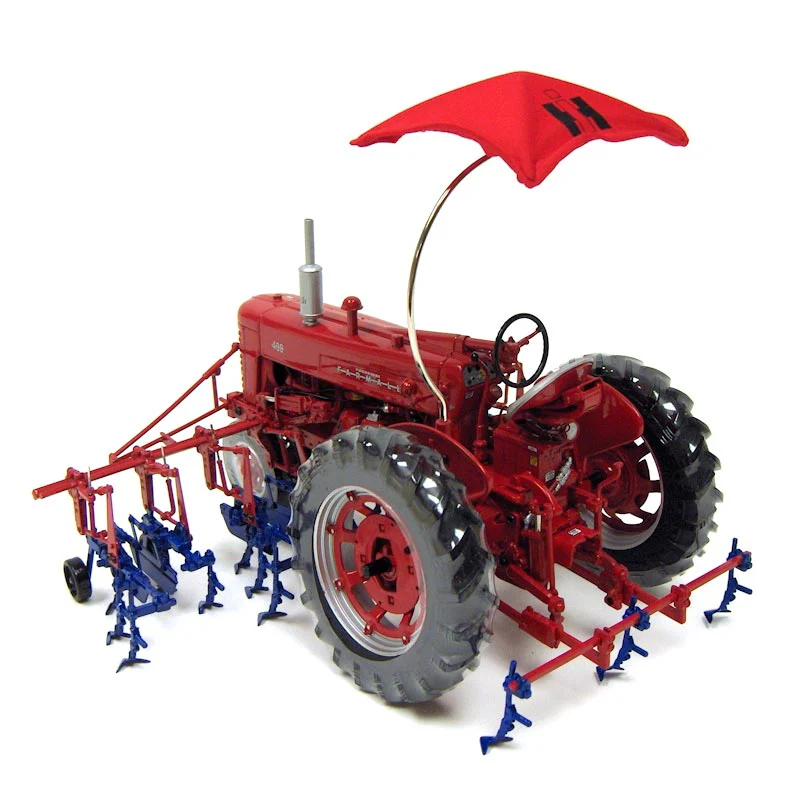 1/16 1954 Farmall 400 Tractor with Cultivators, 50th Anniversary, Precision Series by ERTL - Image 5
