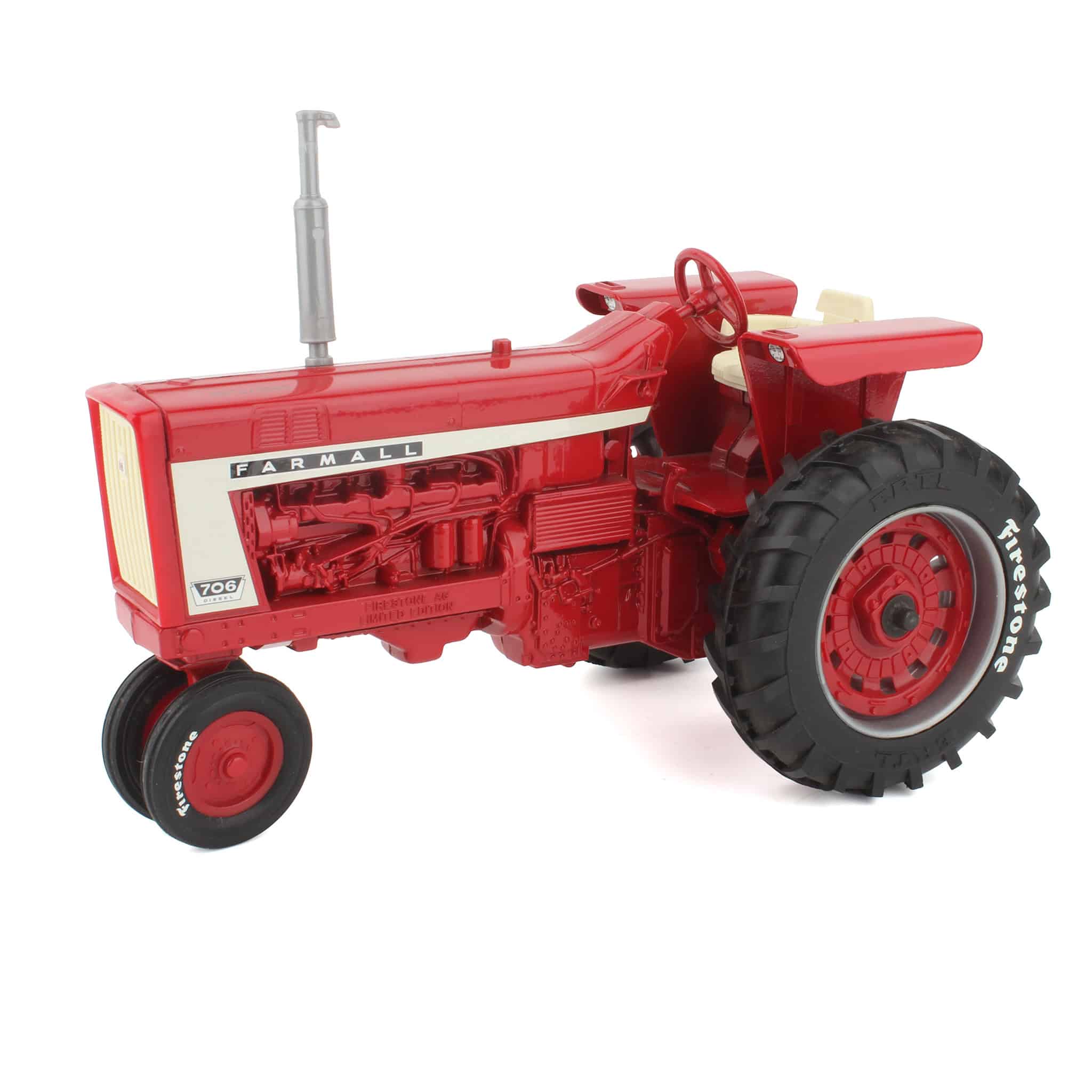 1/16 1963 IH Farmall 706 Tractor by ERTL, Firestone Farm Tires, Limited Edition 1 of 5000 - Image 2
